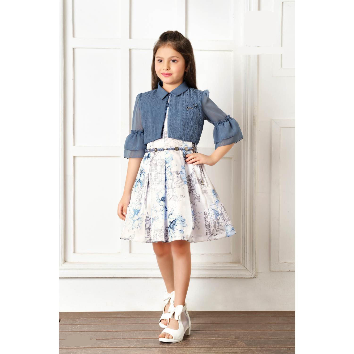 Buy 2Pcs Toddler Baby Girl Plaid Skirt Set Long Sleeve Jacket Coat Tops Party  Dress Tutu Skirt Fall Winter Outfit Clothes Online at desertcartINDIA