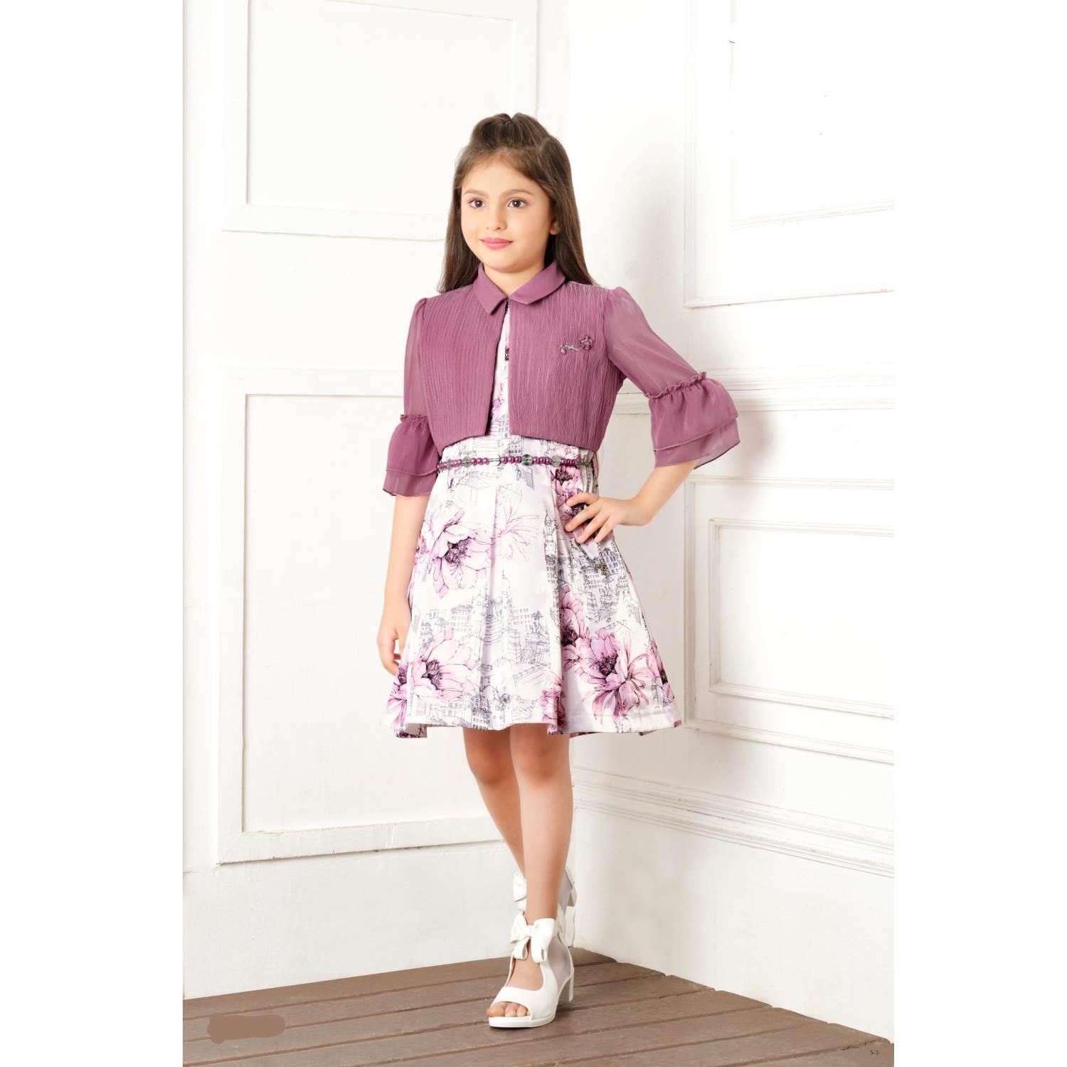 Party wear Jacket Style kids Girls Gown at Rs.1550/Piece in chennai offer  by JSM Creation