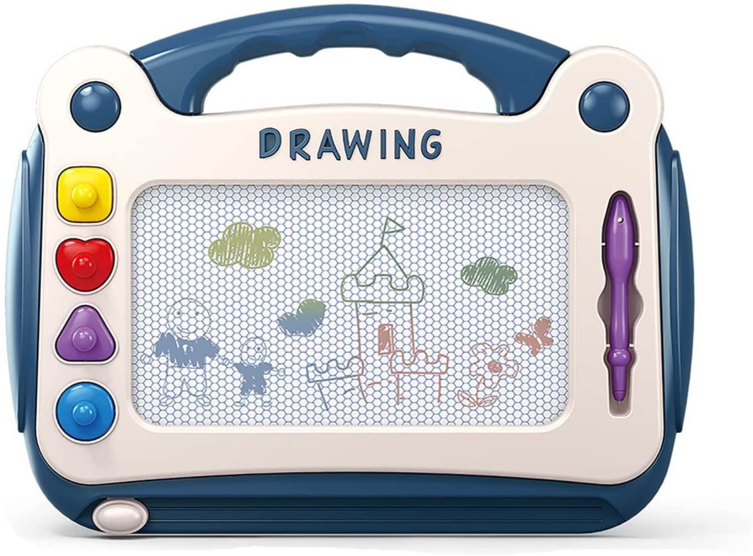 Magnetic Drawing Board Educational Toy - Sketch Pad for Kids, Draw Fre