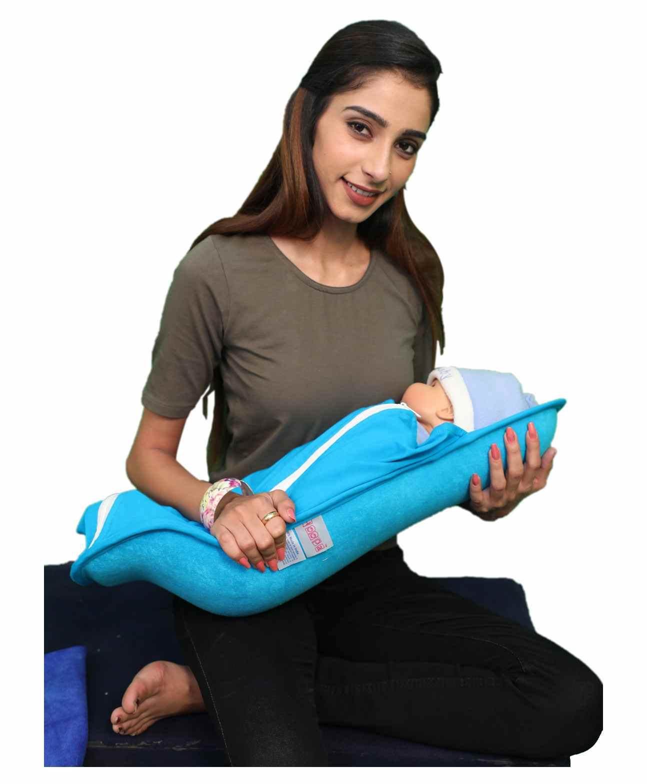 2-in-1 Feeding Pillow with shoulder belt