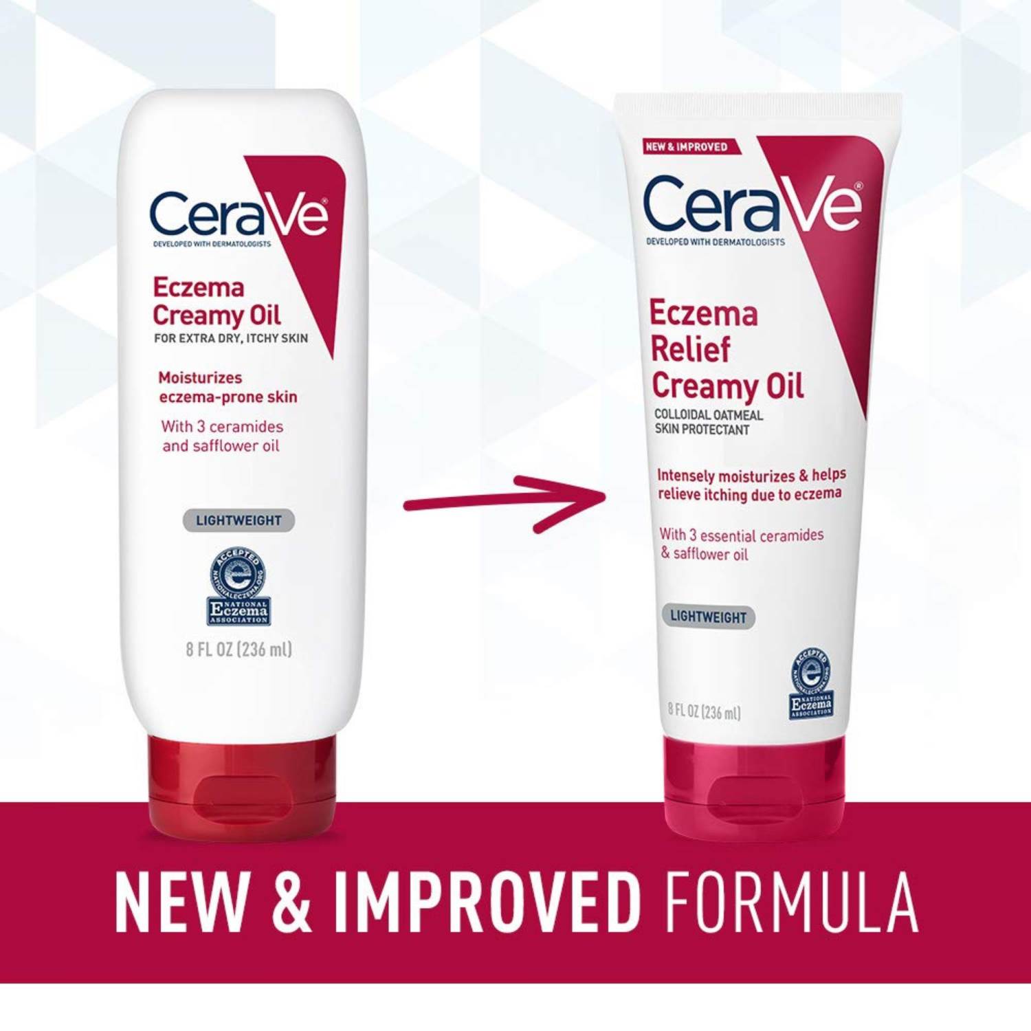 Cerave Eczema Relief Creamy Body Oil | Anti Itch Cream for Eczema ...