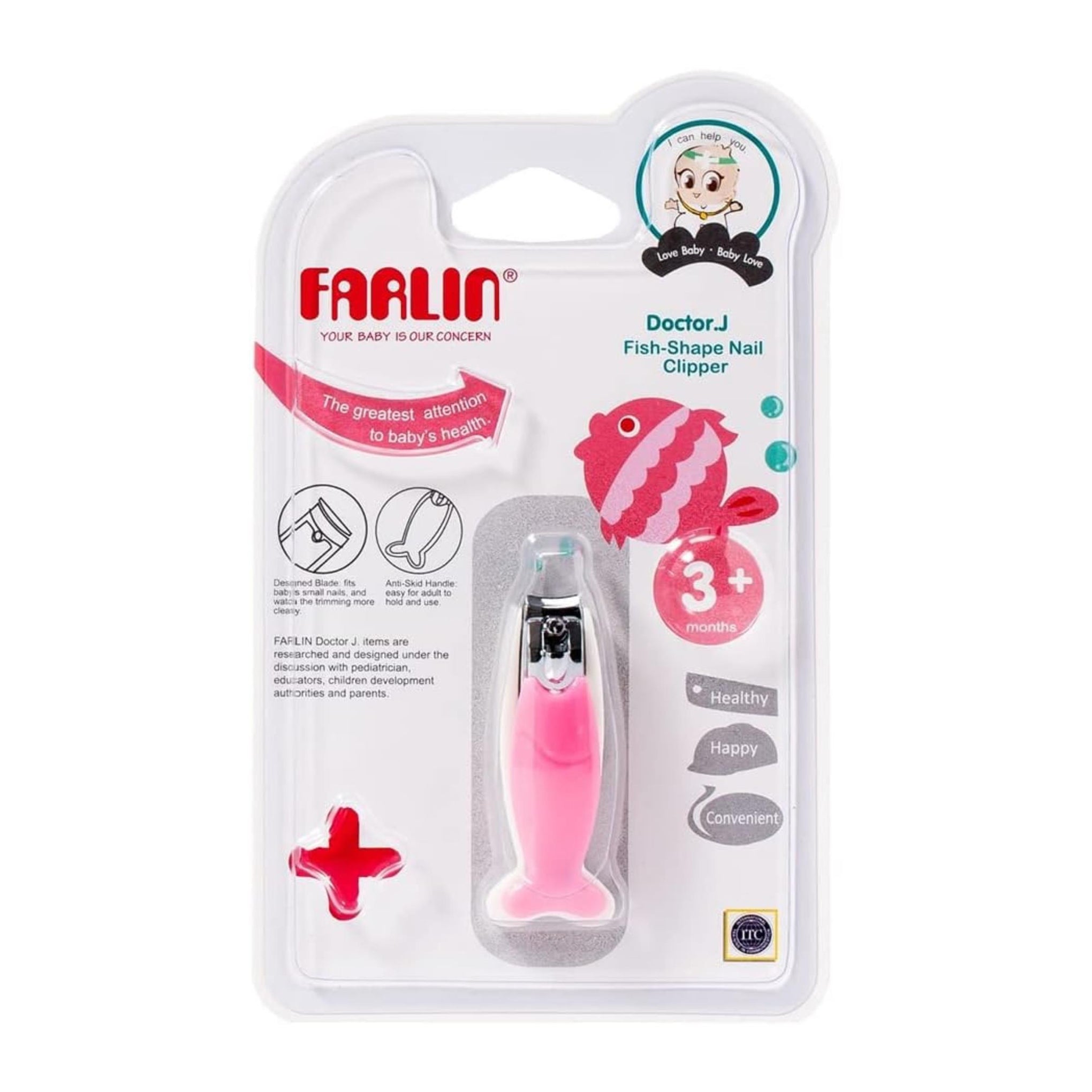 Farlin Fish Shape Nail Clipper