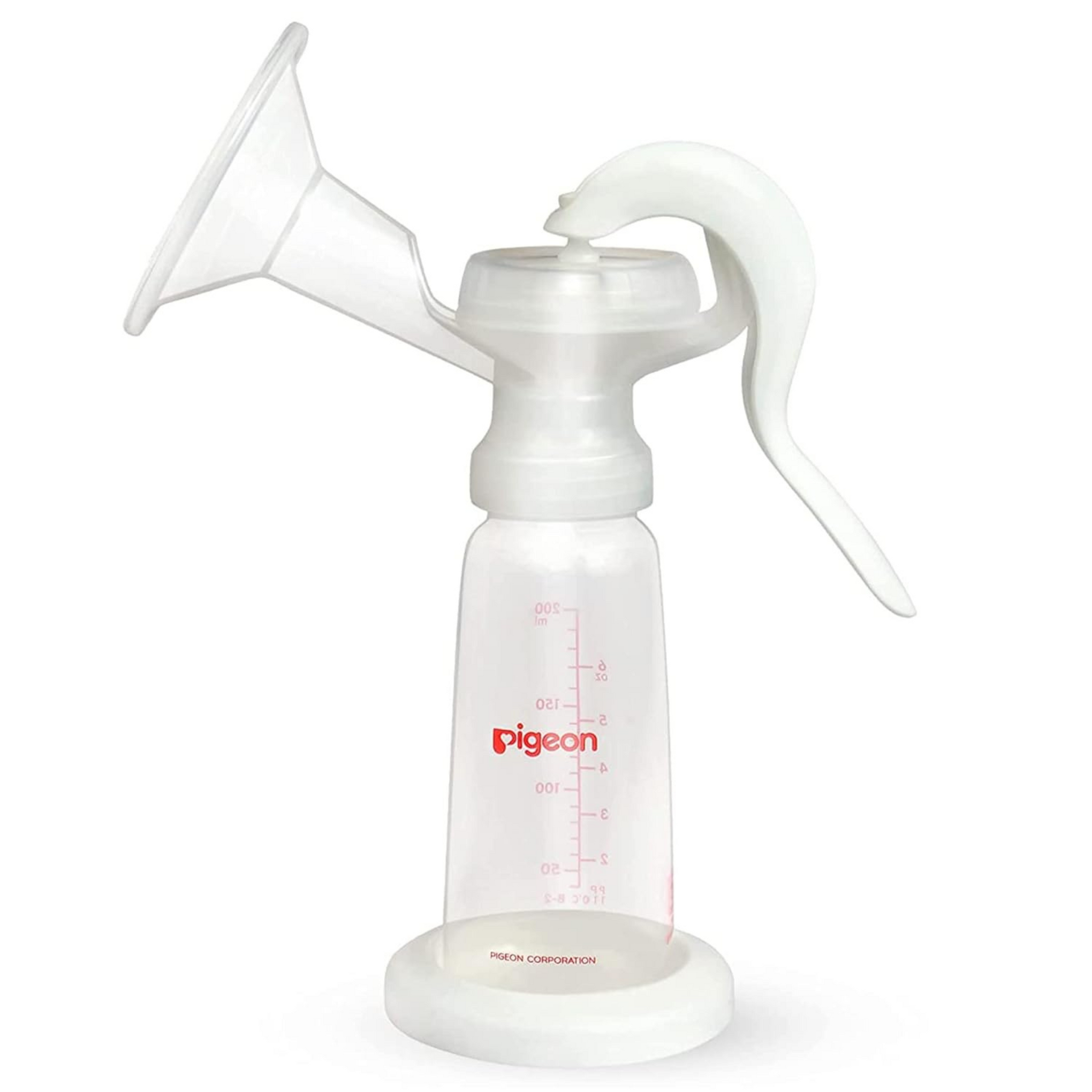 Pigeon Manual Breast Pump Basic,LPiess Fuss,Less Hassle,Adjustable Pumping One Hand System,BPA Free,BPS Free,Assorted