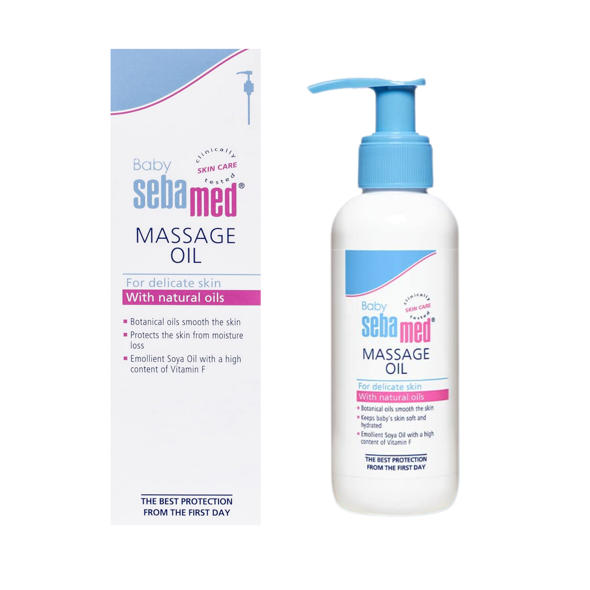 Sebamed Baby Massage Oil 150 ml| With Soya Oil|Non- greasy|Ideal for newborn |