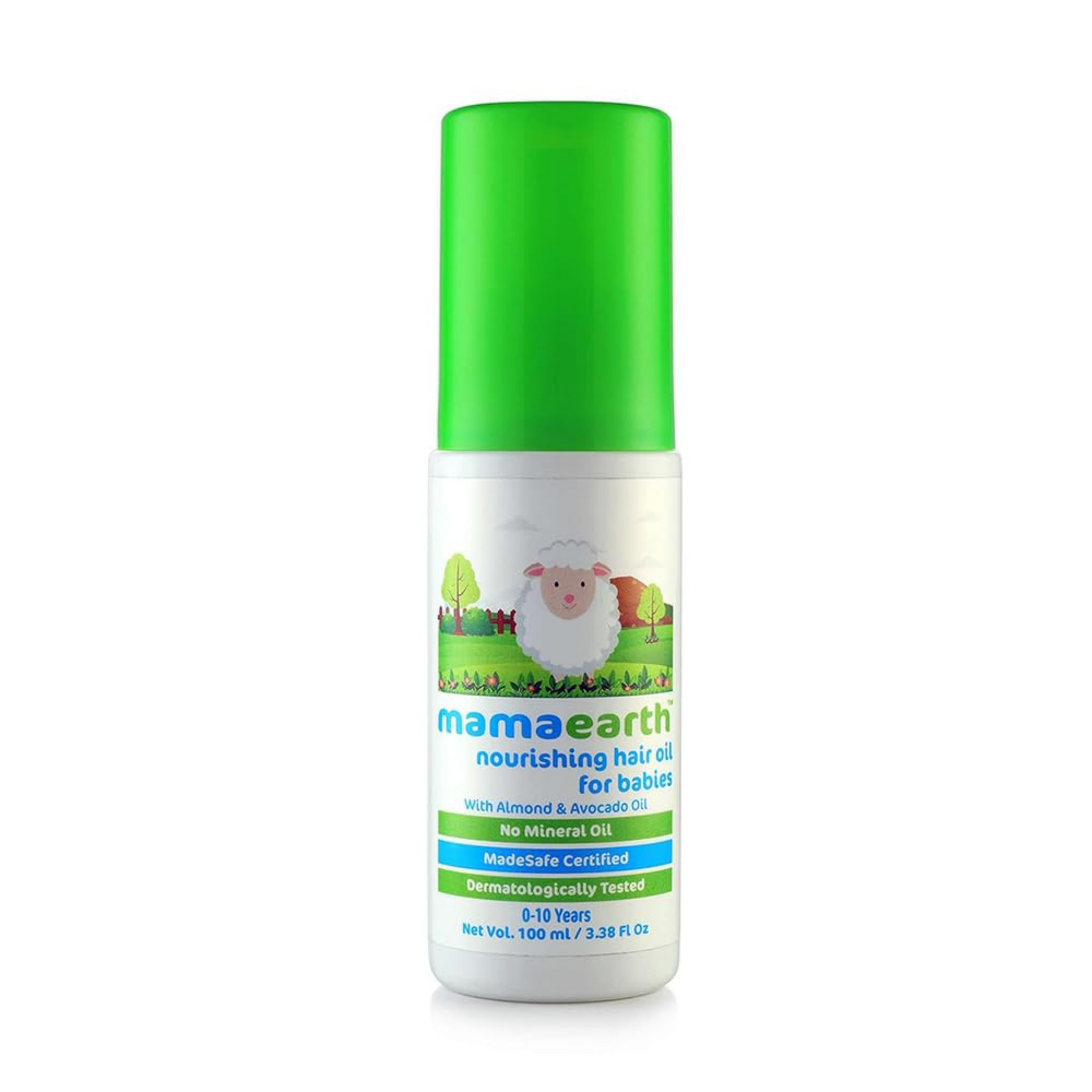 Mamaearth Nourishing Baby Hair Oil, with Almond & Avocado Oil