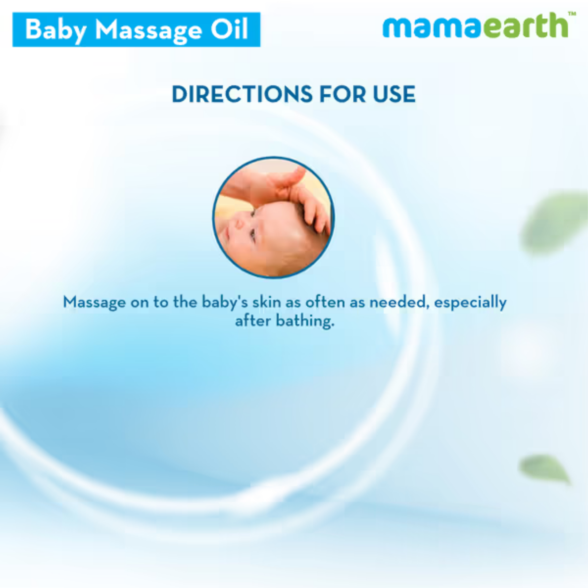 Mamaearth Soothing Massage Oil for Babies | Almond and Jojoba Oil, 0-5 Yrs,White)