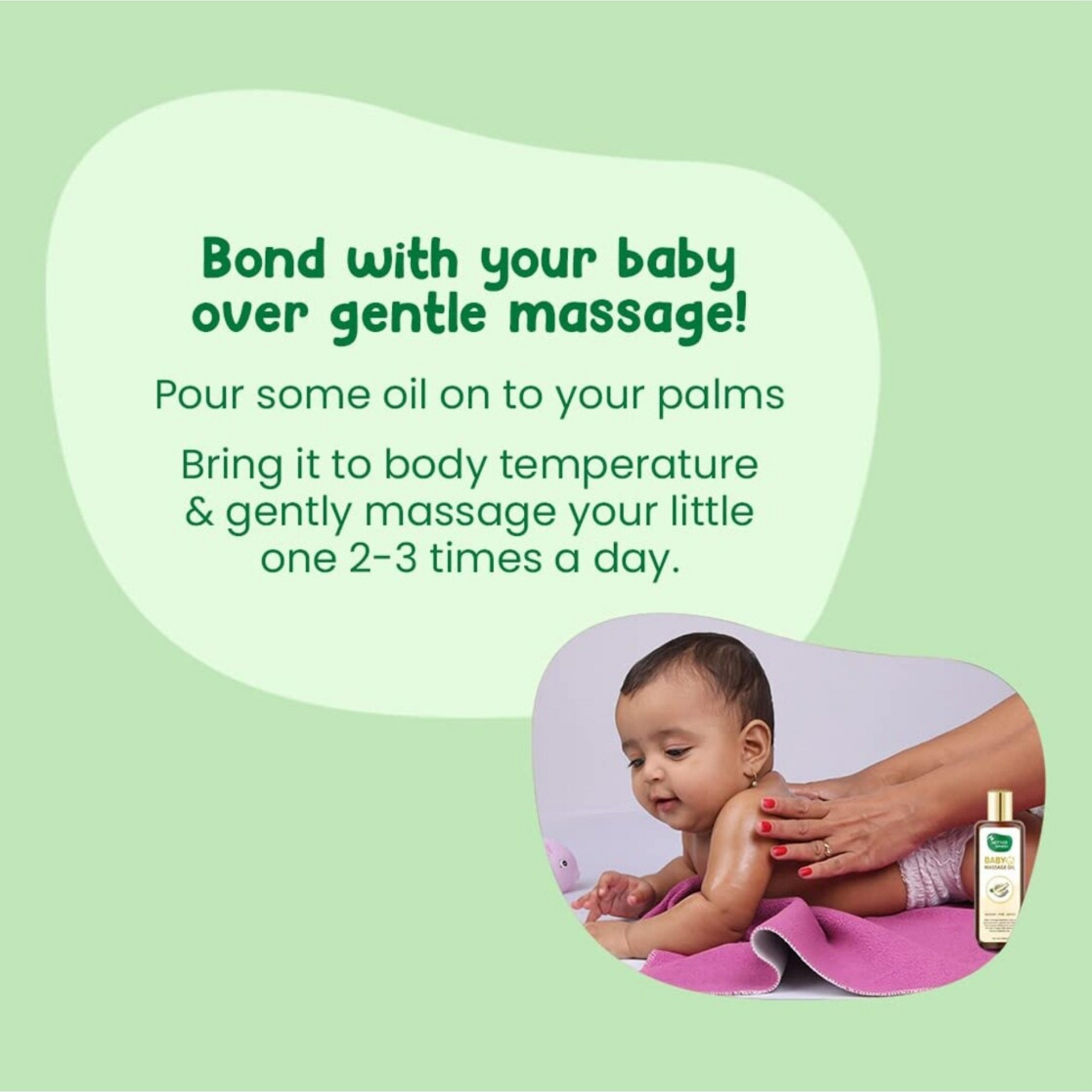 MOTHER SPARSH Natural Baby Massage Oil | 100ml