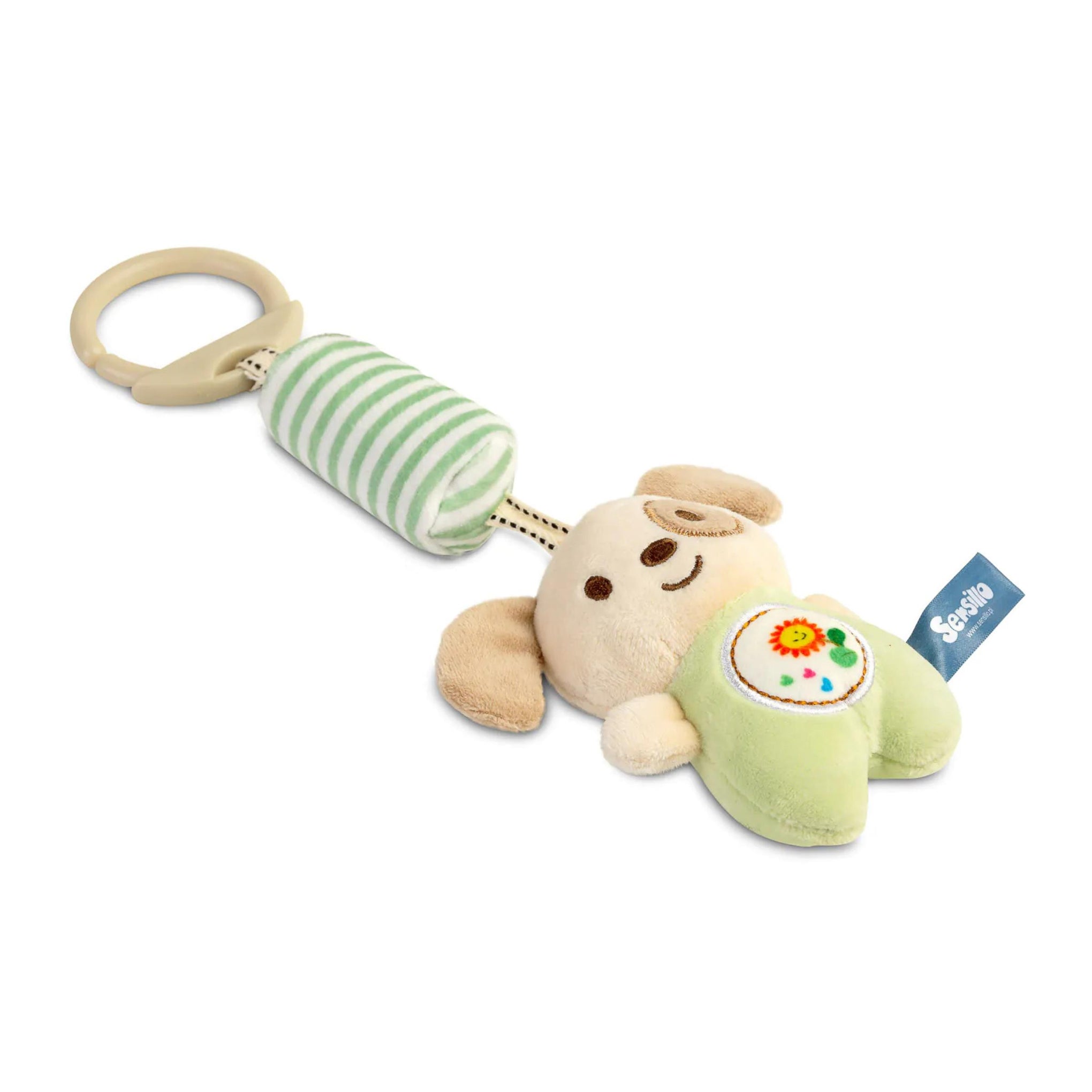 Smile Baby™ Infant Baby Crib & Stroller Plush Playing Toy Car Hanging Rattles (Dog). Multicolor