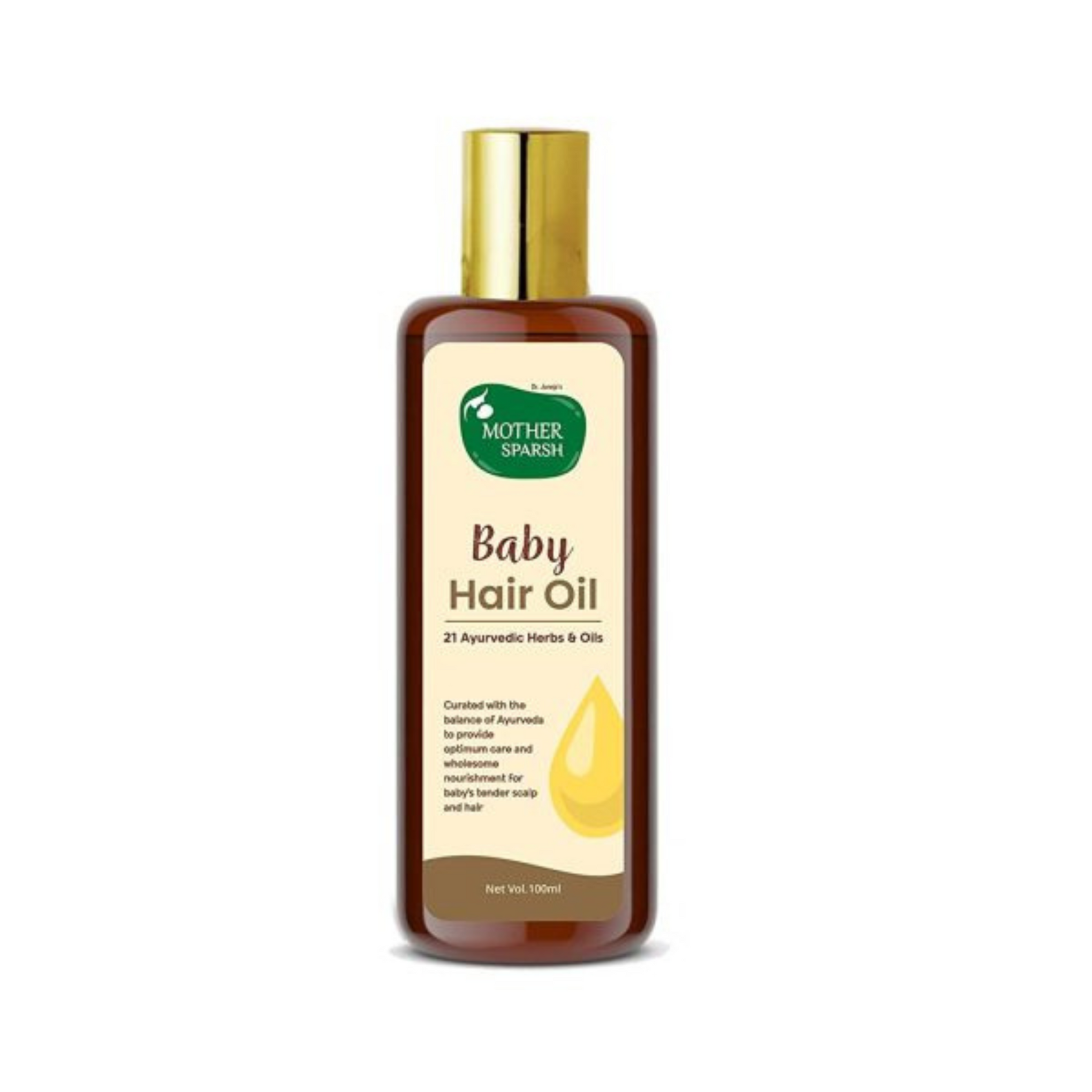 Mother Sparsh Ayurvedic Baby Hair Oil 100ml