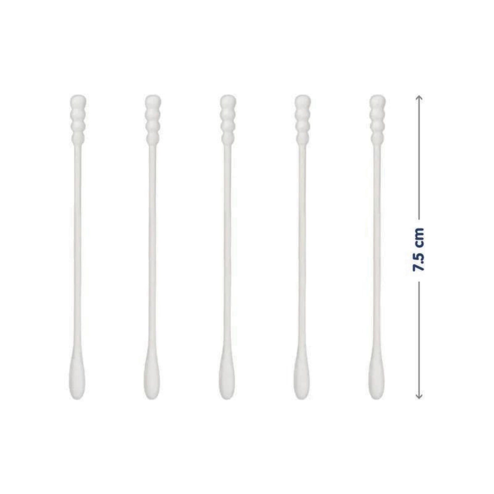 Hopop Cotton Buds | Baby Spiral Thin Paper Stem Ear Cotton Buds 1002B / 200 Stem/Pack