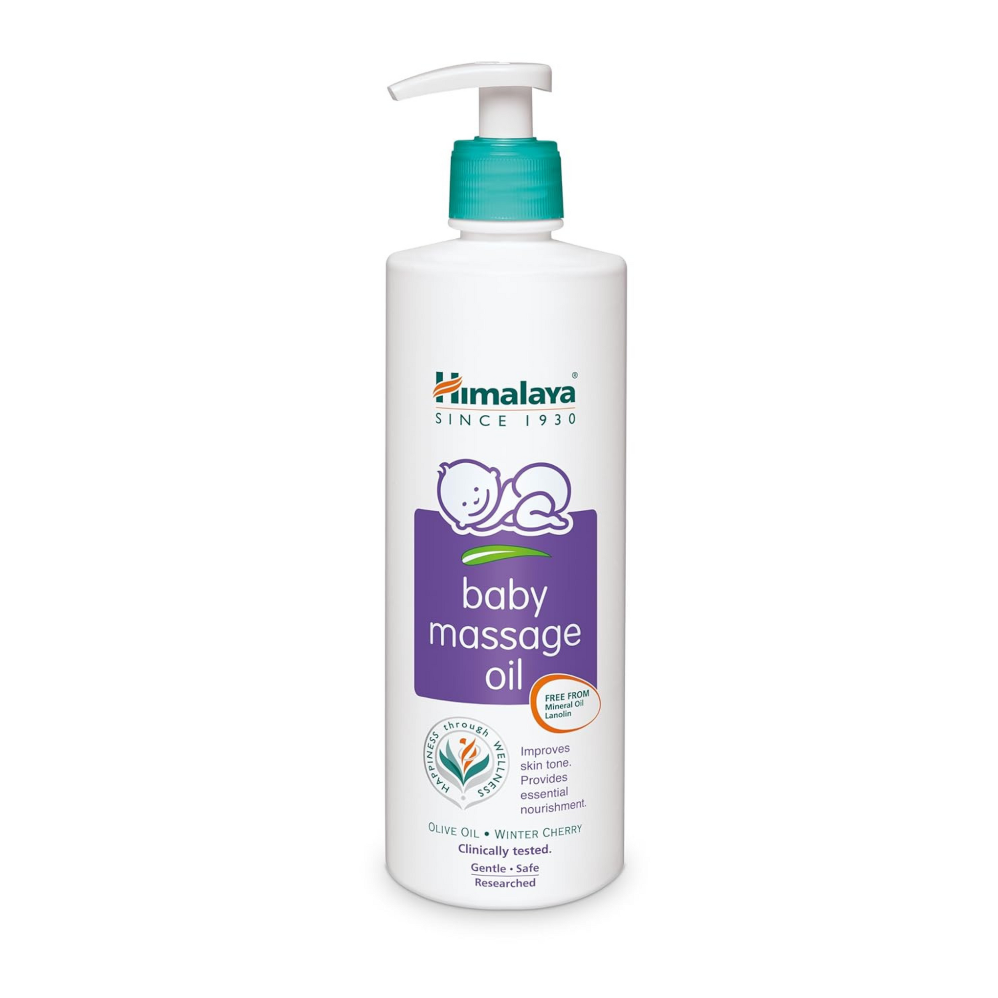 Himalaya Baby Massage Oil | for strong bones & muscles | with Vitamin E | No. 1 Doctor Prescribed