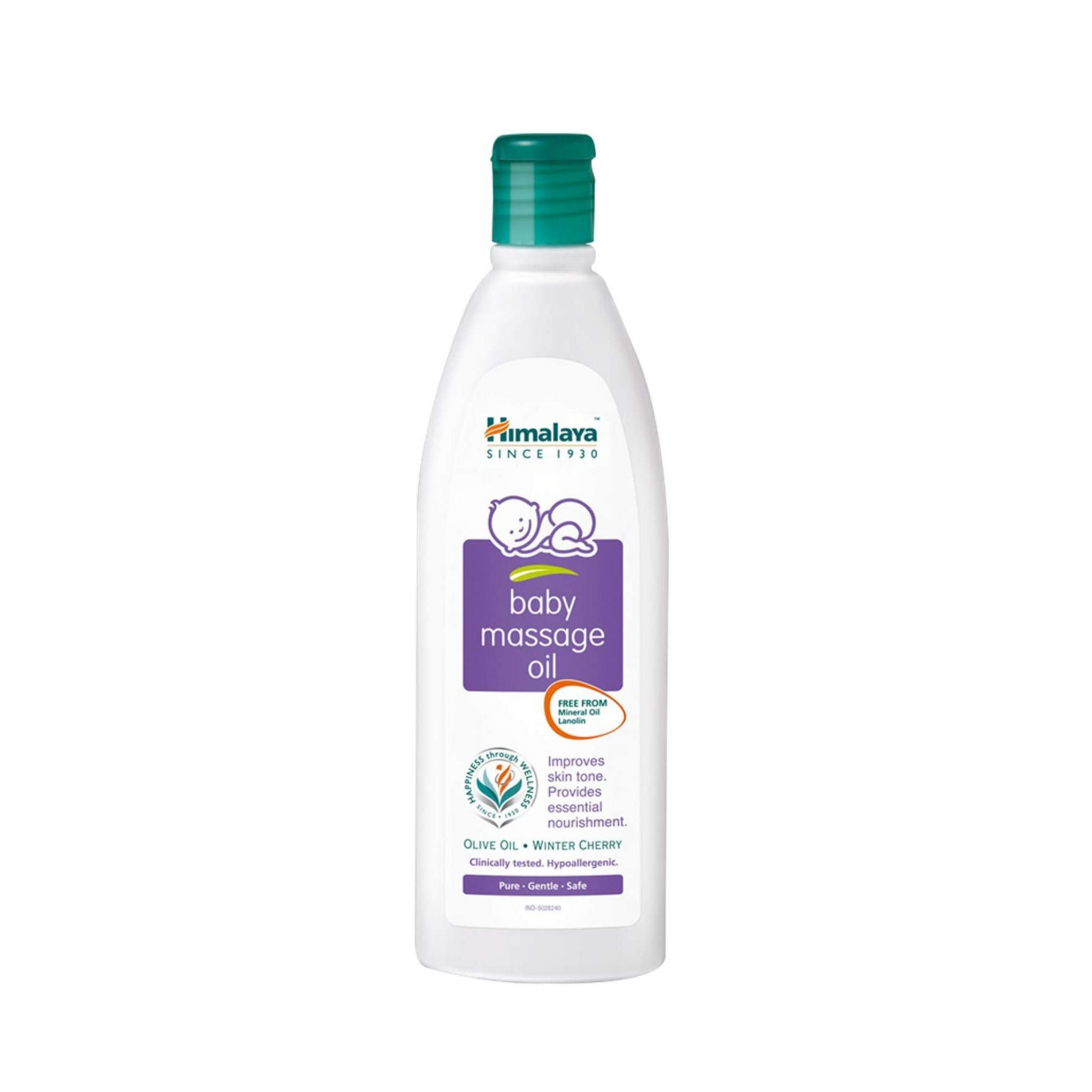 Himalaya Baby Massage Oil | for strong bones & muscles | with Vitamin E | No. 1 Doctor Prescribed