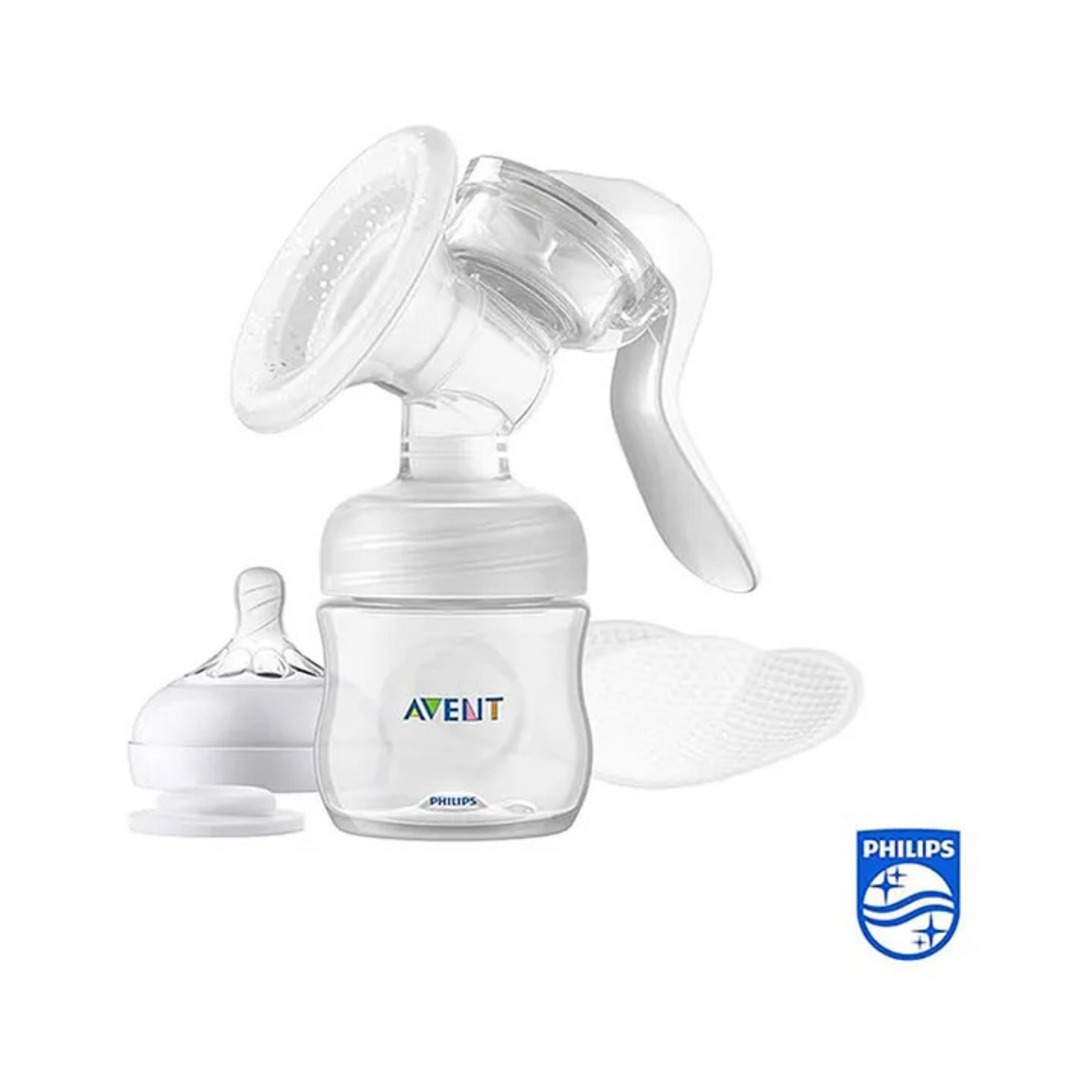 Avent Advanced Manual Breast Pump with Natural Motion Technology - White