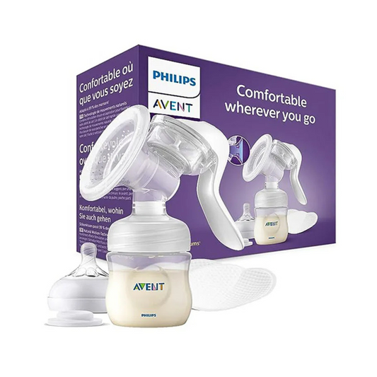 Avent Advanced Manual Breast Pump with Natural Motion Technology - White