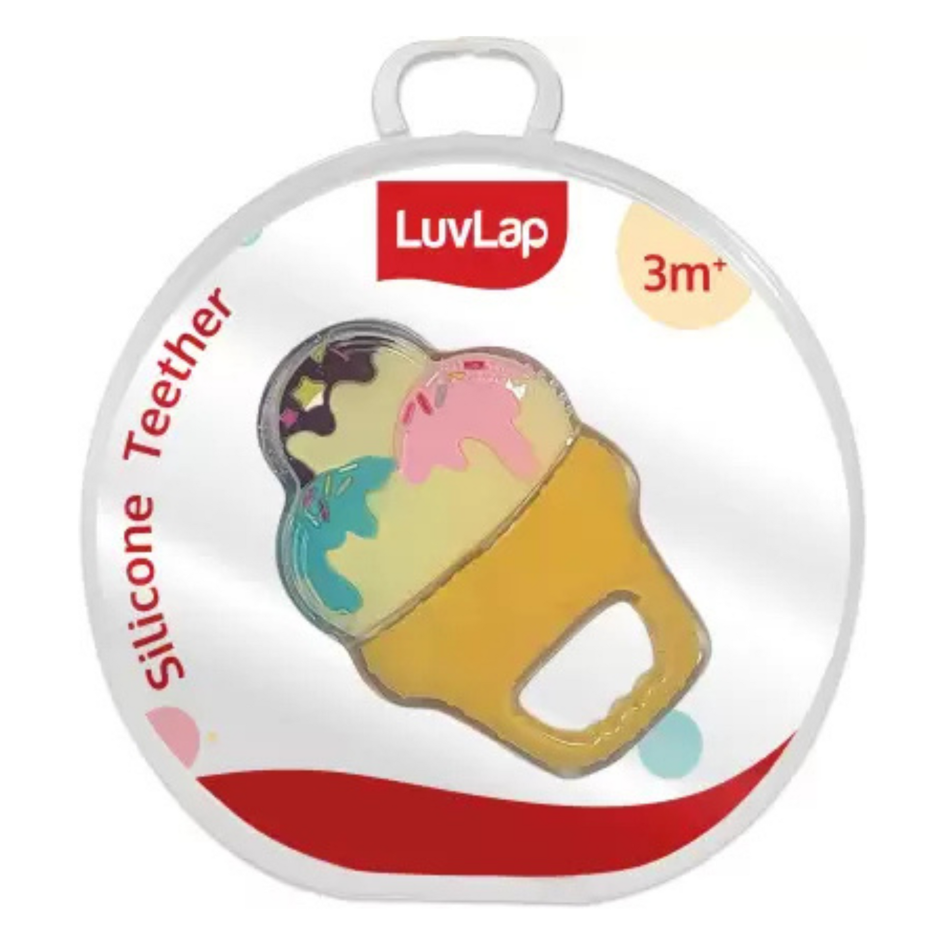 LuvLap Ice Cream Silicone Baby Teether for 3m+ baby, BPA Free, Teething & chewing Toy Teether  (Multicolor)