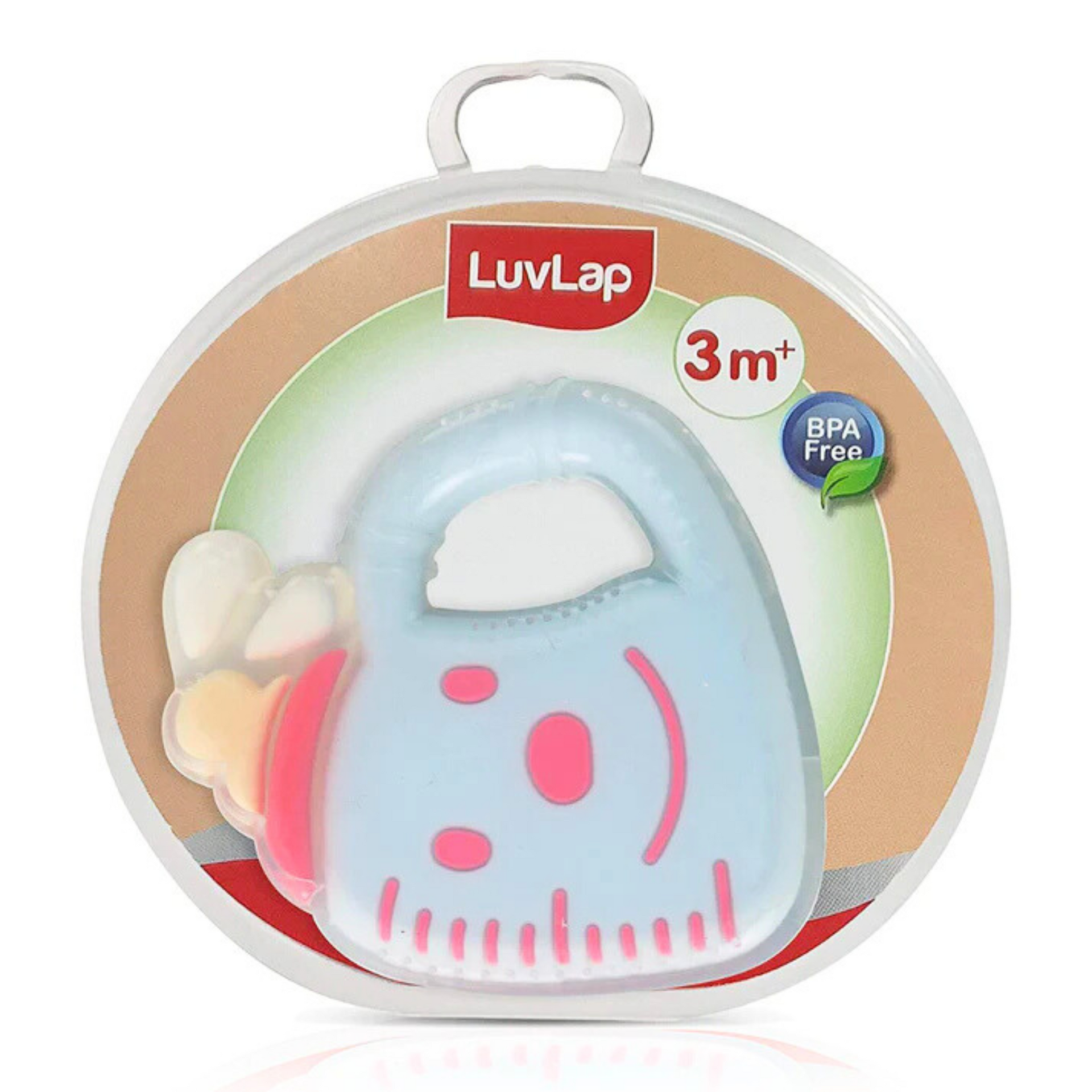 Silicone Teether, Milk Time Design, 3m+, BPA Free (Multicolour)