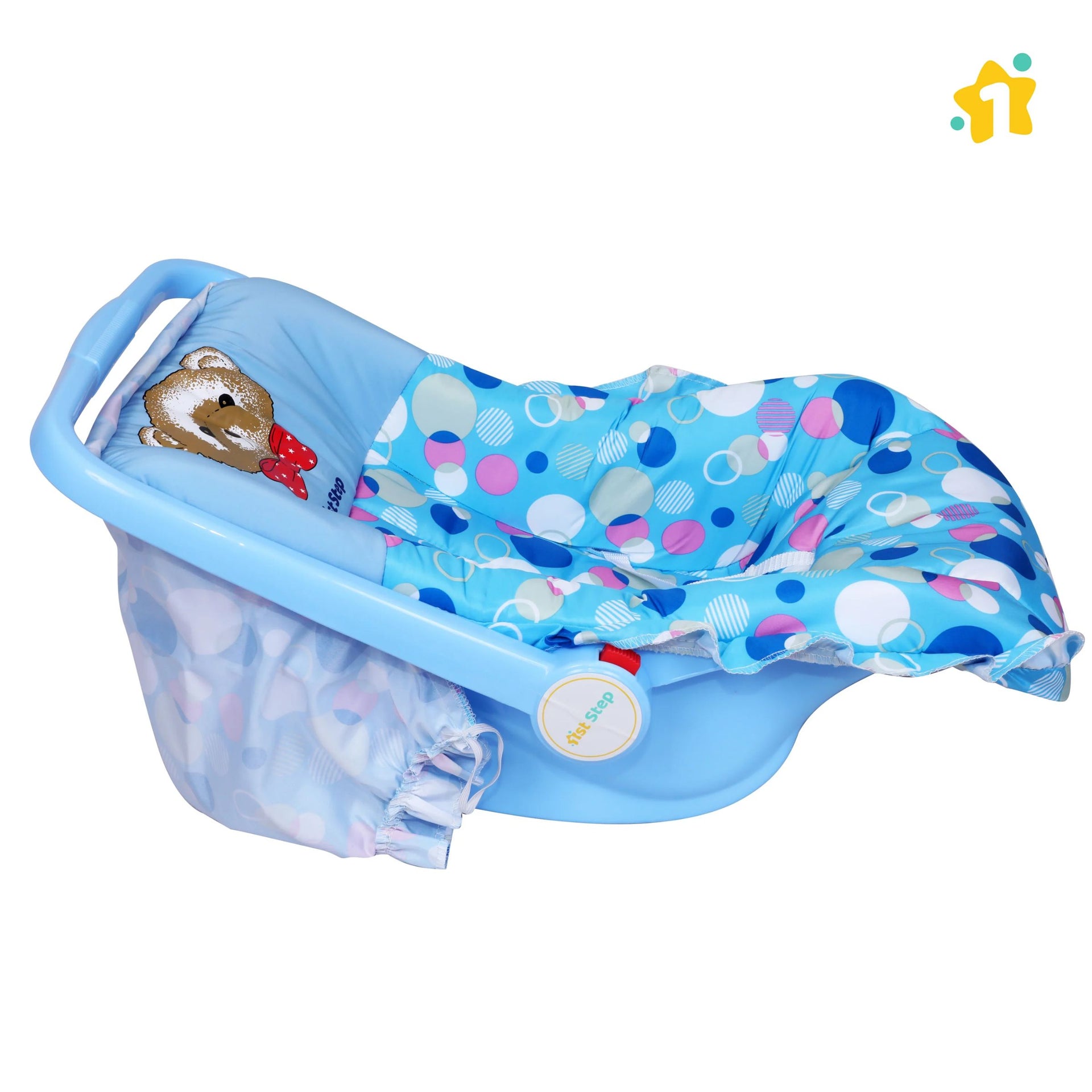 1st Step 5 In 1 Carrycot With Anti-Mosquito Mesh(Blue)