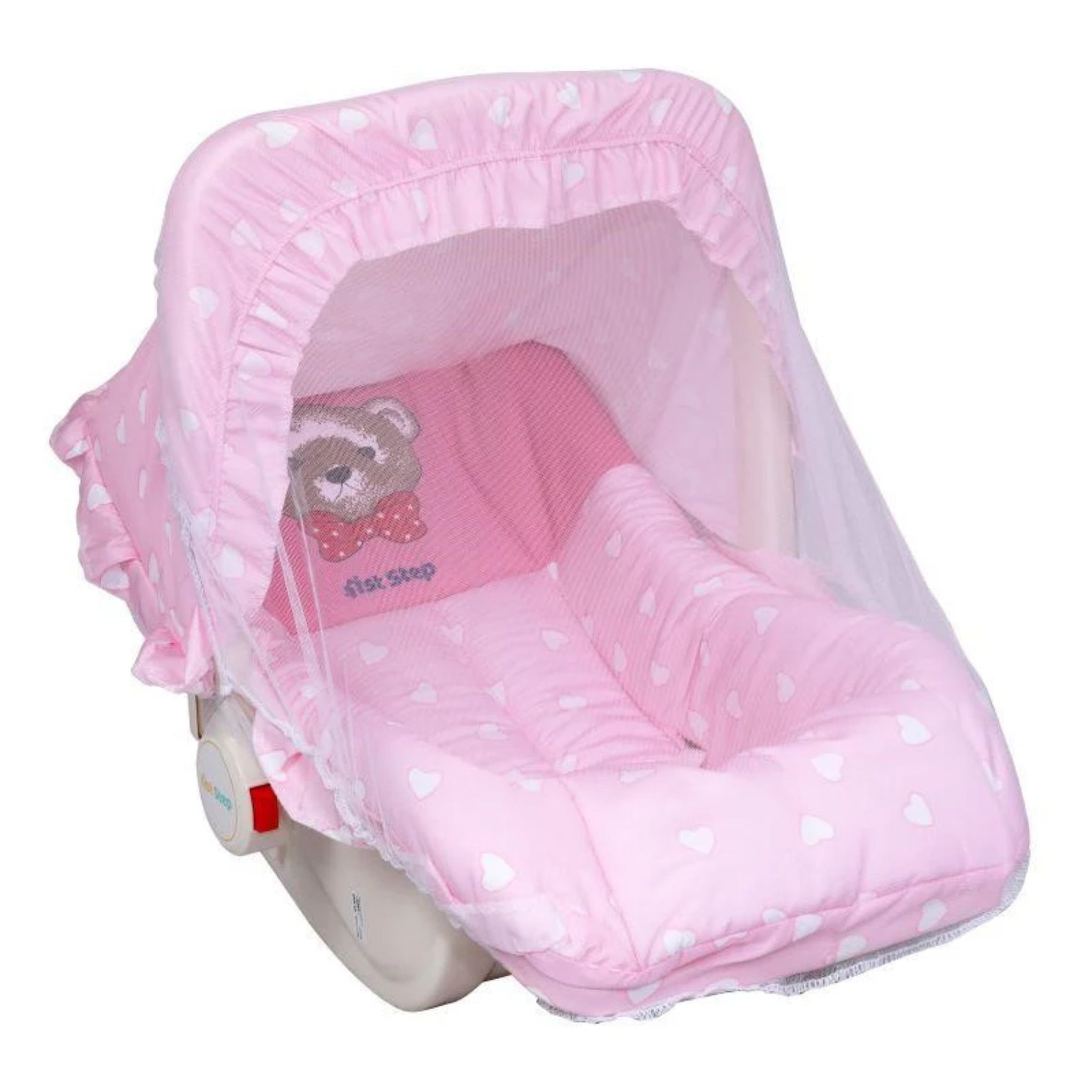 1st Step 5 In 1 Carrycot With Anti-Mosquito Mesh (Pink)