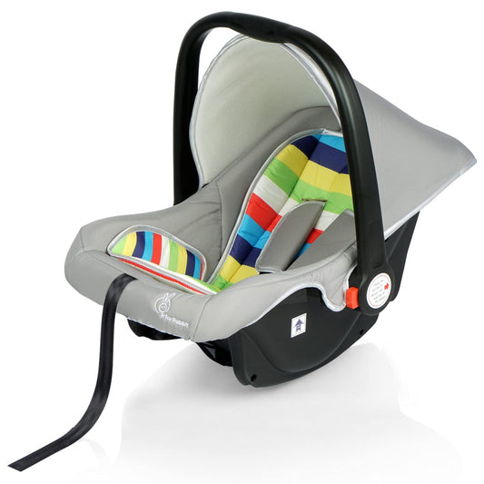 R for Rabbit Picaboo Baby Carry Cot, 4 in 1 Multi Purpose Kids, Car Seat, Rocker for Infant Babies of 0 to 15 Months & Weight Capacity upto 13 Kgs | 6 Months Warranty | (Rainbow)