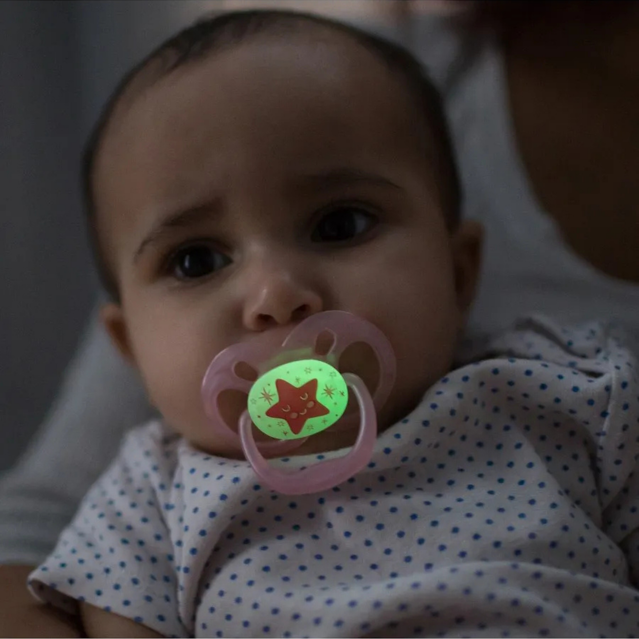 Dr. Brown's Advantage Pacifiers Stage 2 Glow in the Dark Pack of 2 - Pink