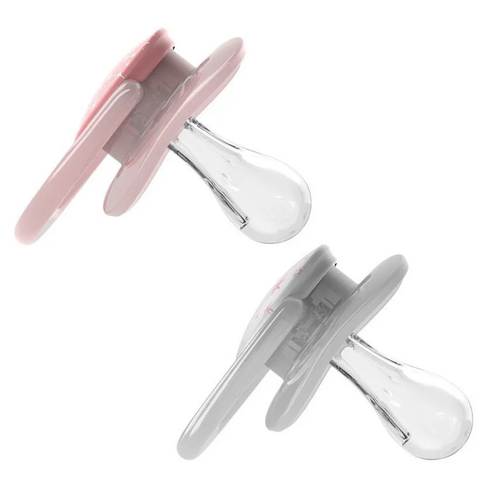 Dr. Brown's Advantage Pacifiers Stage 2 Glow in the Dark Pack of 2 - Pink
