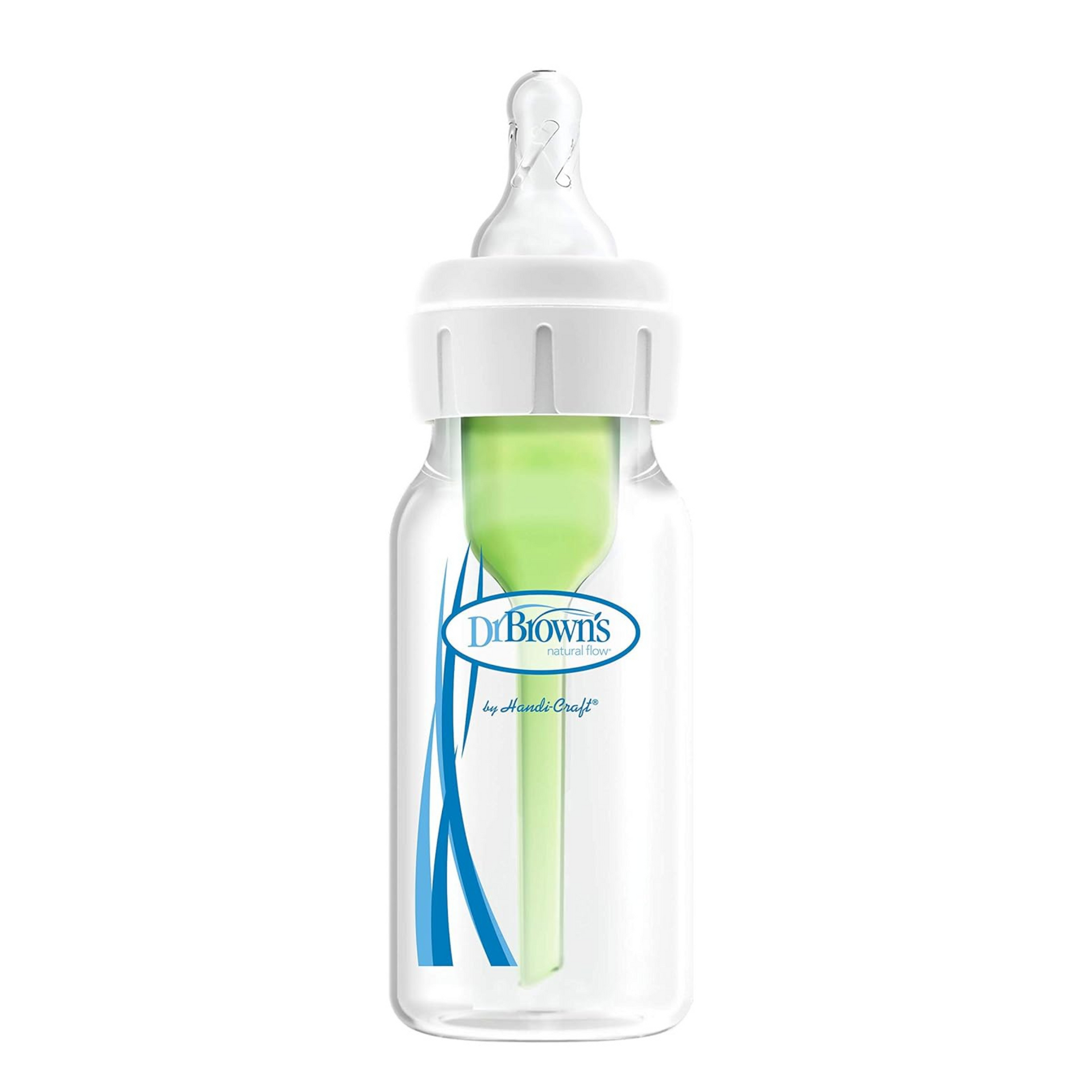 Dr. Brown's Narrow Bottle Natural Flow Options Anti-Colic Bottle(120 Ml, Pack of 1, White)