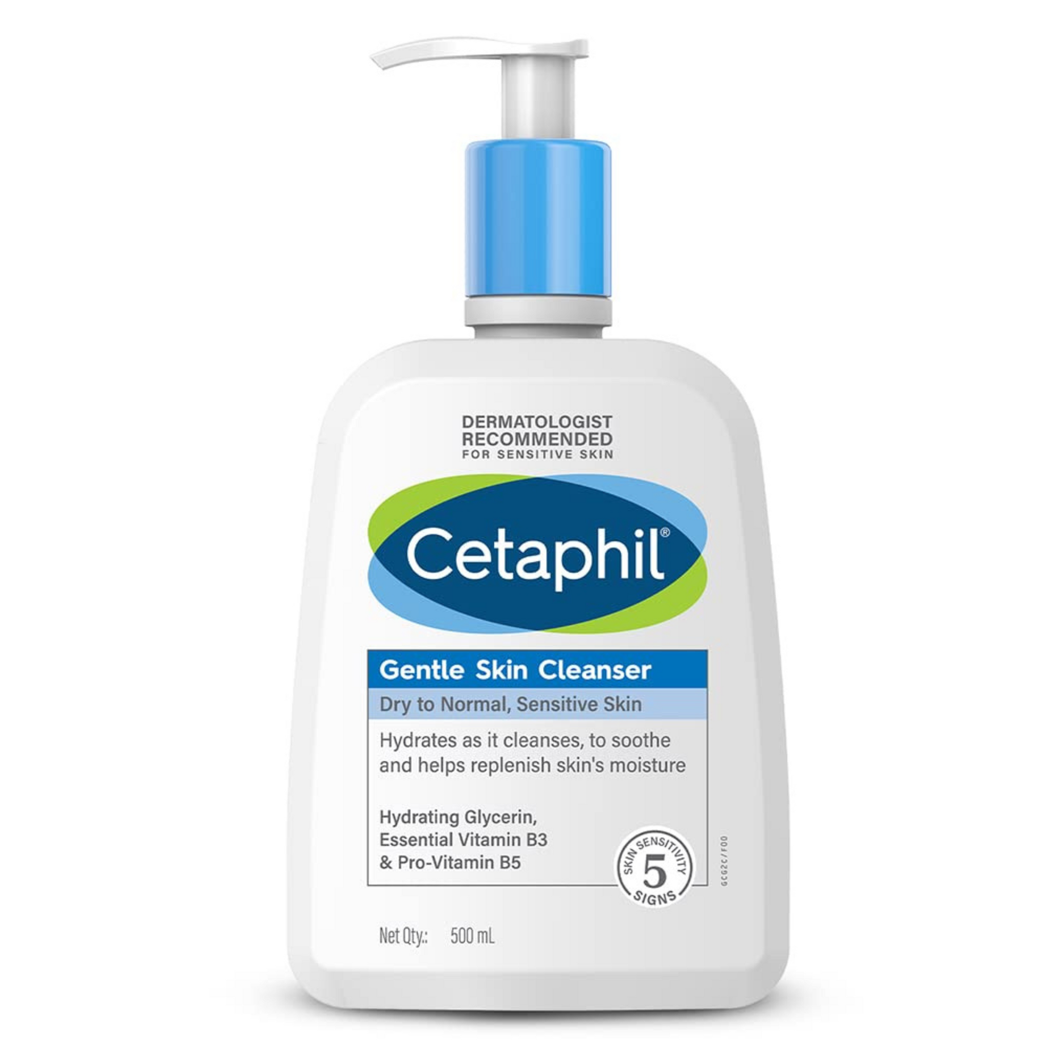 Cetaphil Paraben, Sulphate-Free Gentle Skin Hydrating Face Wash Cleanser with Niacinamide, Vitamin B5 for Dry to Normal, Sensitive Skin