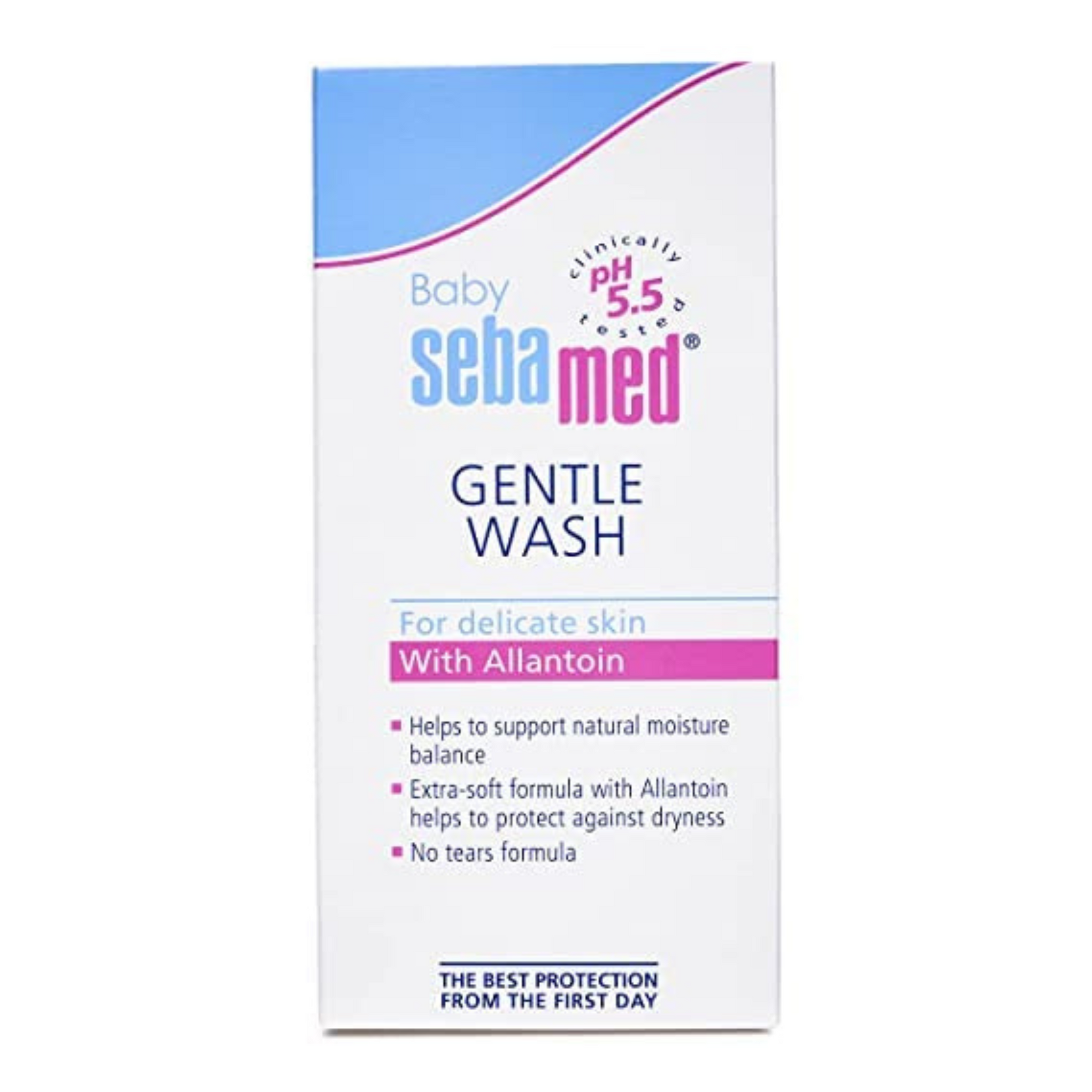 ebamed Baby Gentle Wash |pH 5.5| Body Wash|Soap Free|Tear Free|