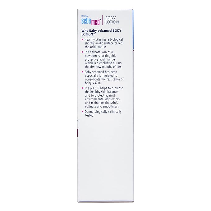 Sebamed Baby Body Lotion|pH 5.5|Long lasting moisturiser|Quickly absorbed|