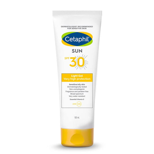 Cetaphil Sun Spf 30 Sunscreen Gel, White, Hydrate & Nourish With Chemical Free Sun Protection.