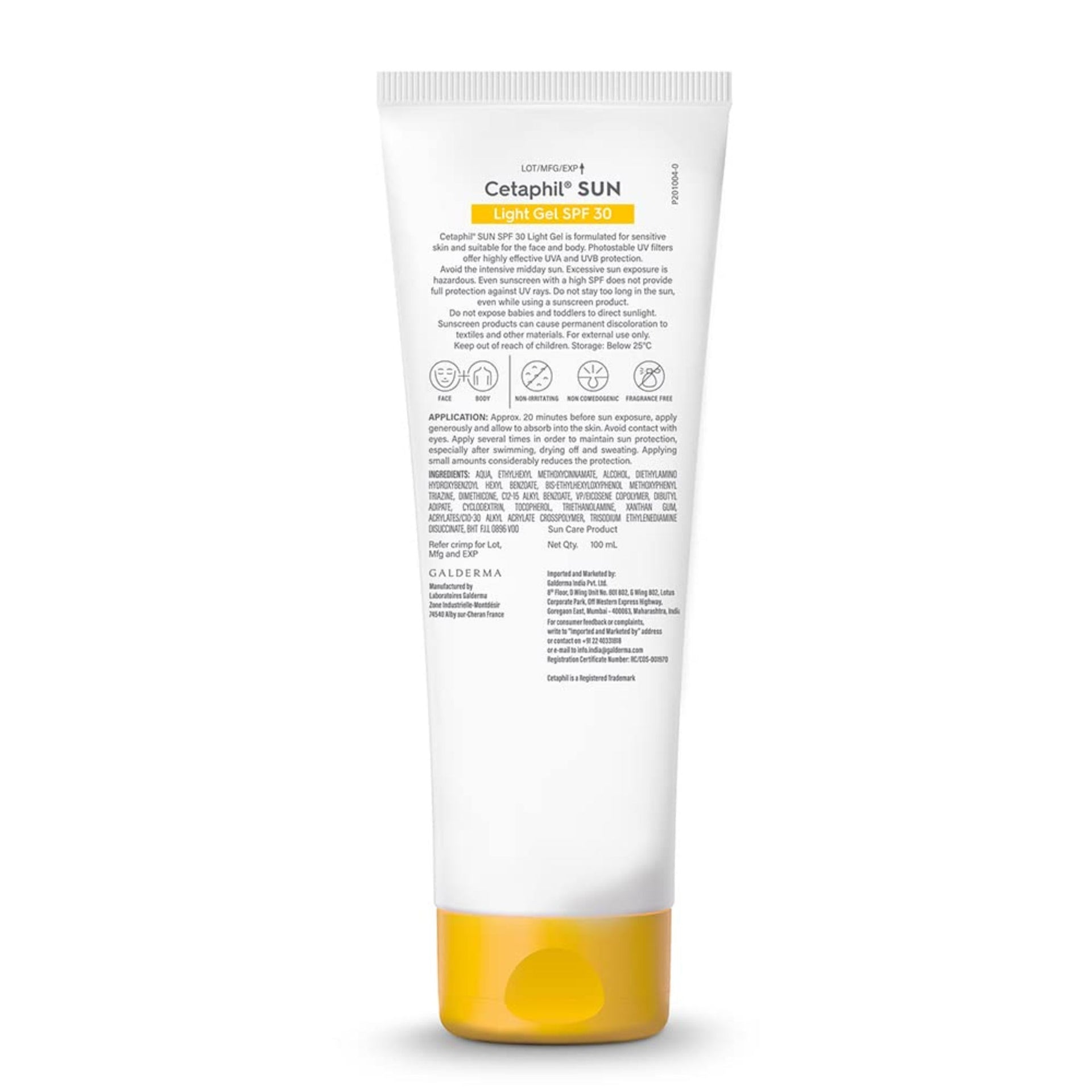 Cetaphil Sun Spf 30 Sunscreen Gel, White, Hydrate & Nourish With Chemical Free Sun Protection.