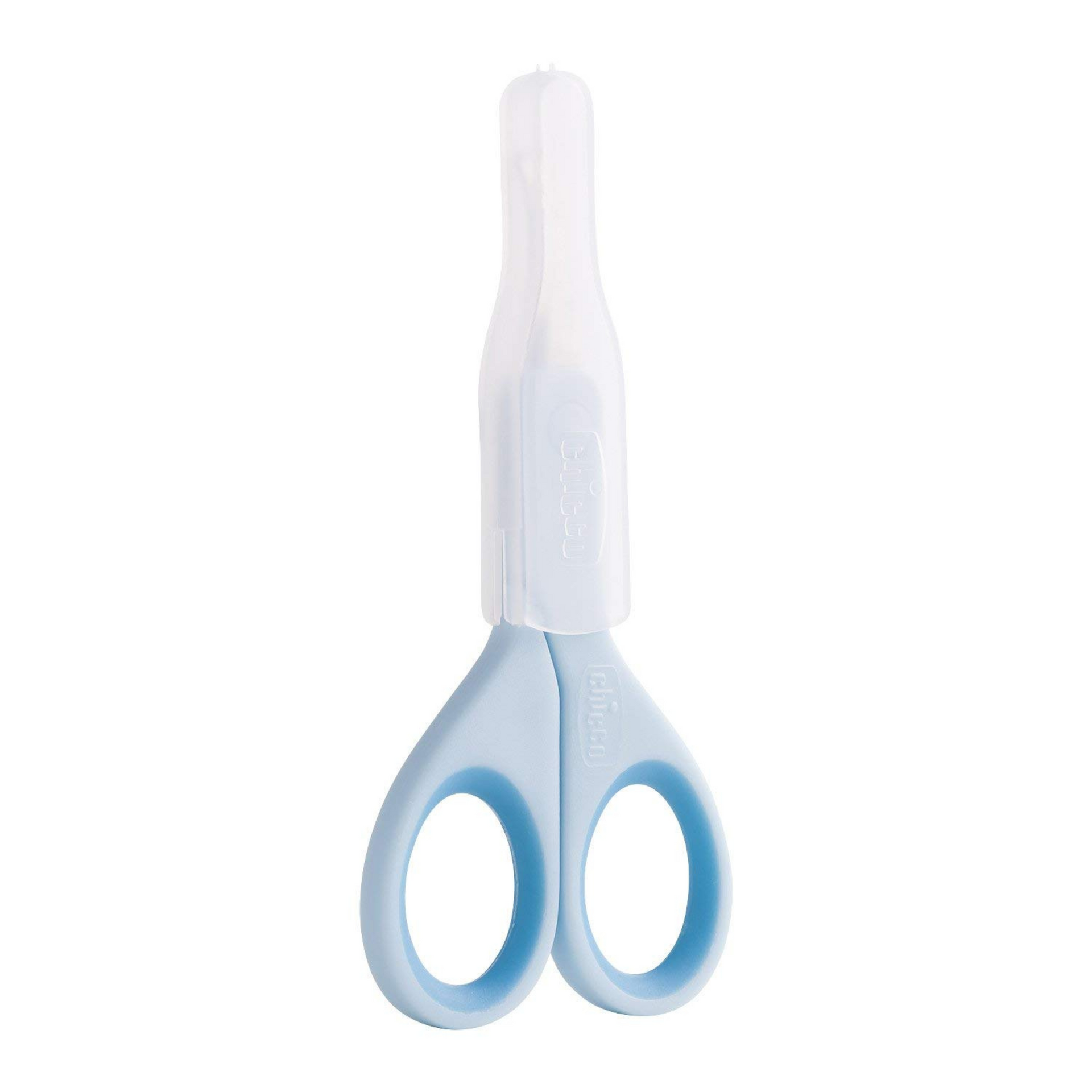 Chicco Baby Nail Scissors with Rounded Ends | Includes Cover for Hygeinic Storage | Baby Nail Cutter Scissors for Safe Use