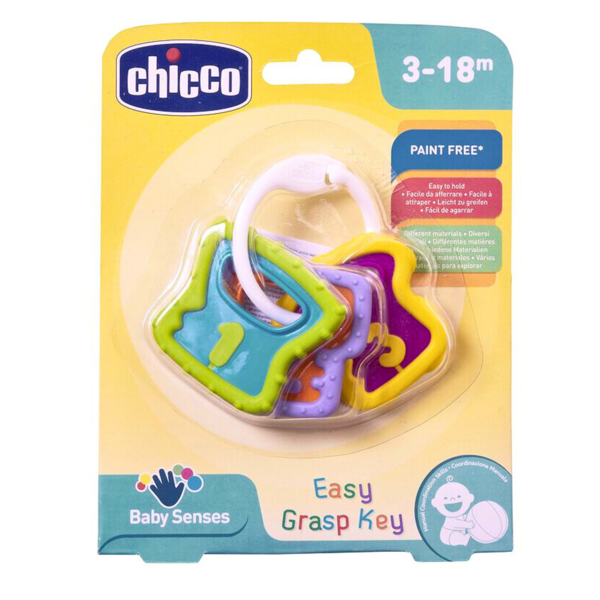 Chicco Rattle Easy Grasp Keys Teether