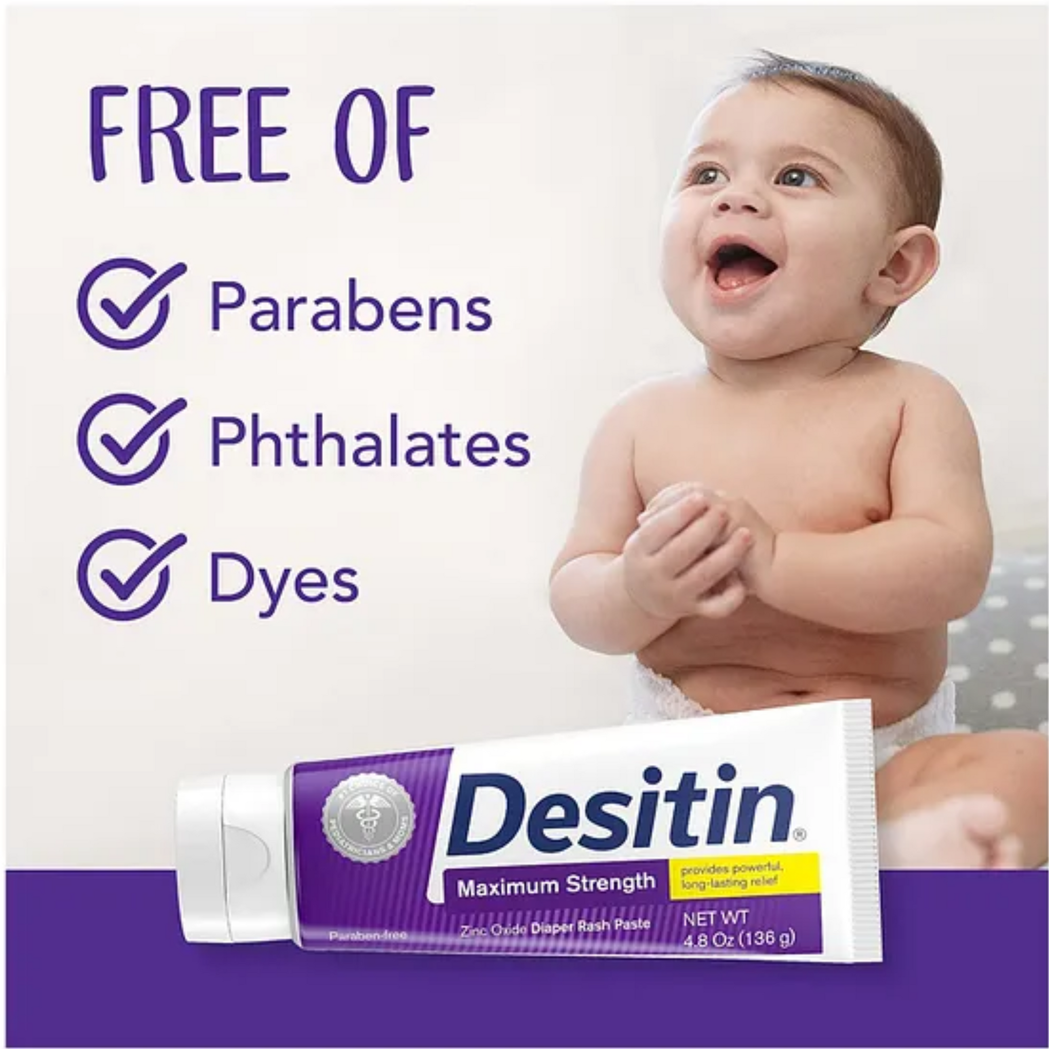 Desitin Maximum Strength Diaper Rash Cream  (113 g)