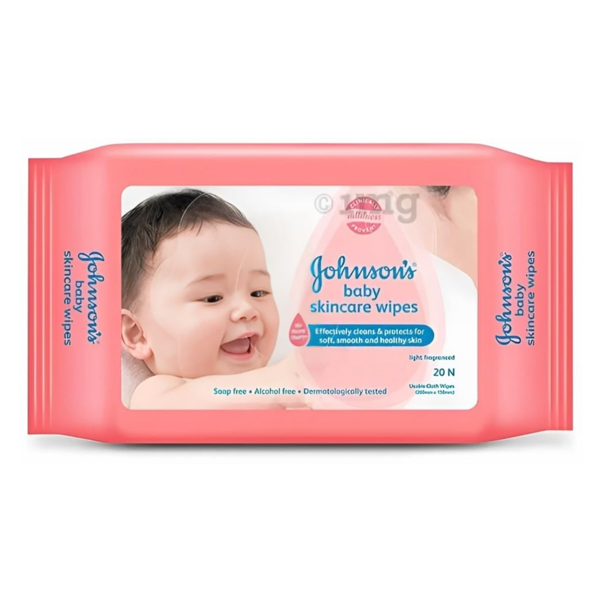 Johnson's Baby Wet Wipes | Alcohol & Soap Free | Prevents Rashes & Redness