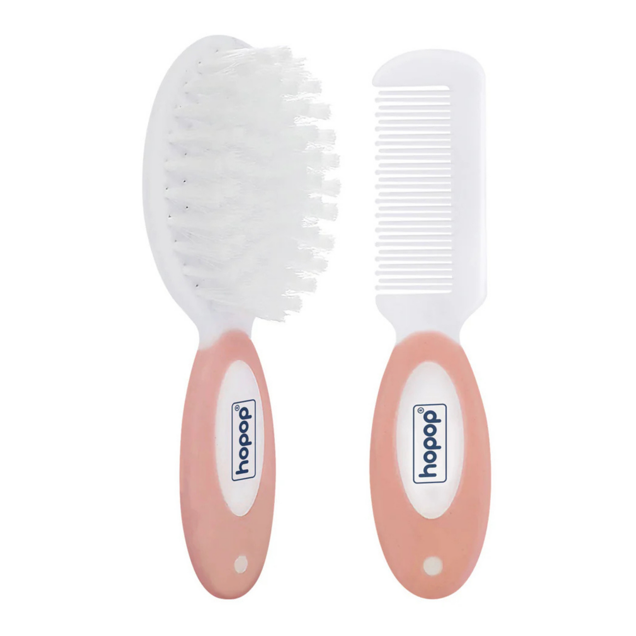 Hopop Baby Soft Bristle Hair Brush & Rounded Teeth Comb Set (2005A)