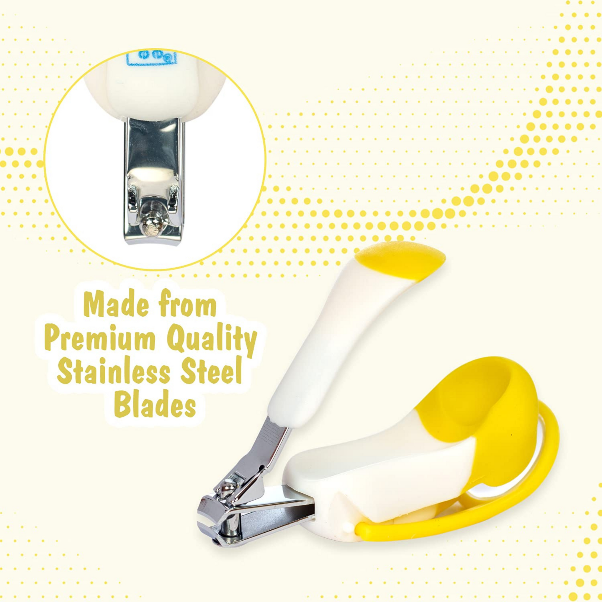 Mee Mee Gentle Nail Clipper (Single Pack - with Magnifier,Pack of 1,)