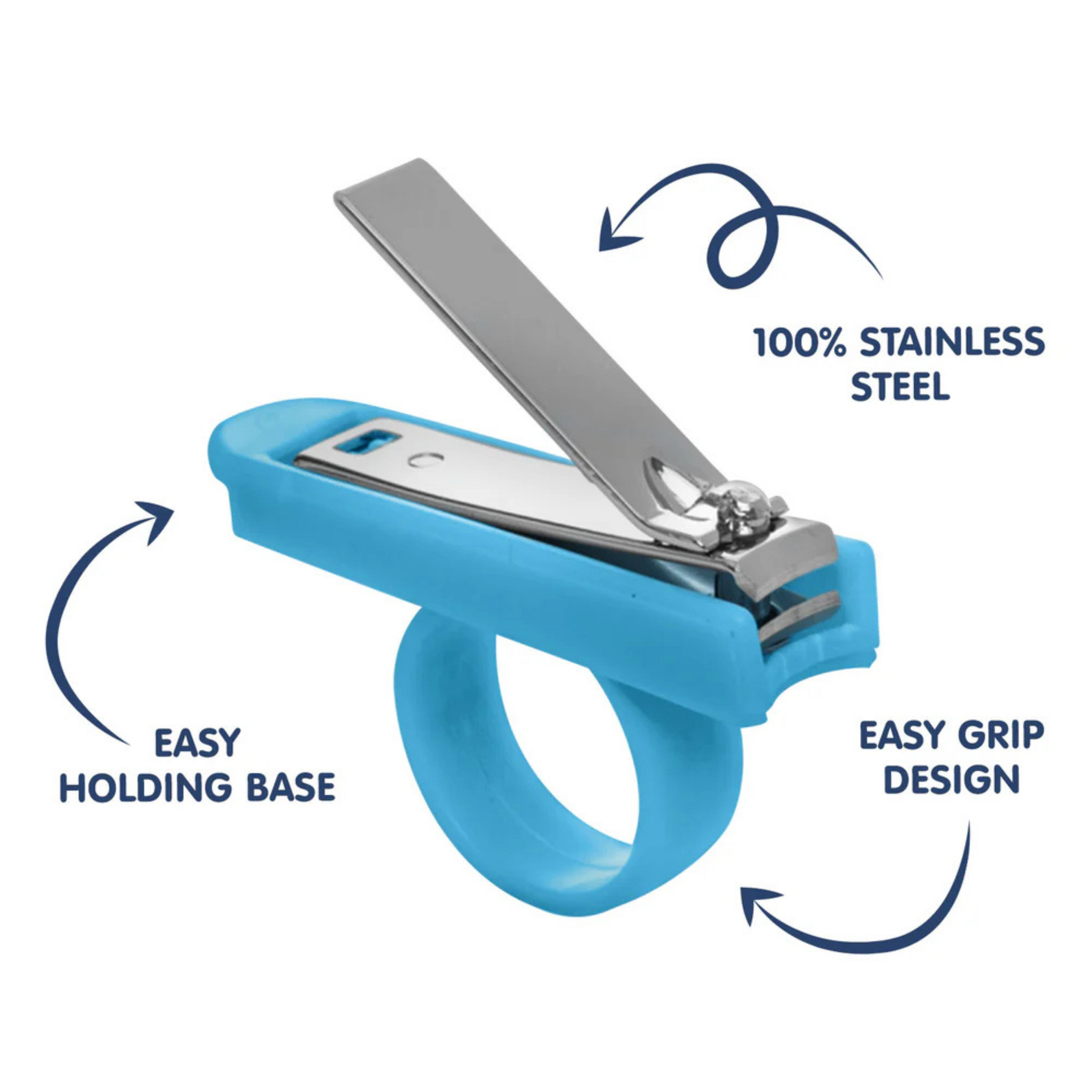 Hopop Nail Clipper Cutter with Finger Grip 2008C