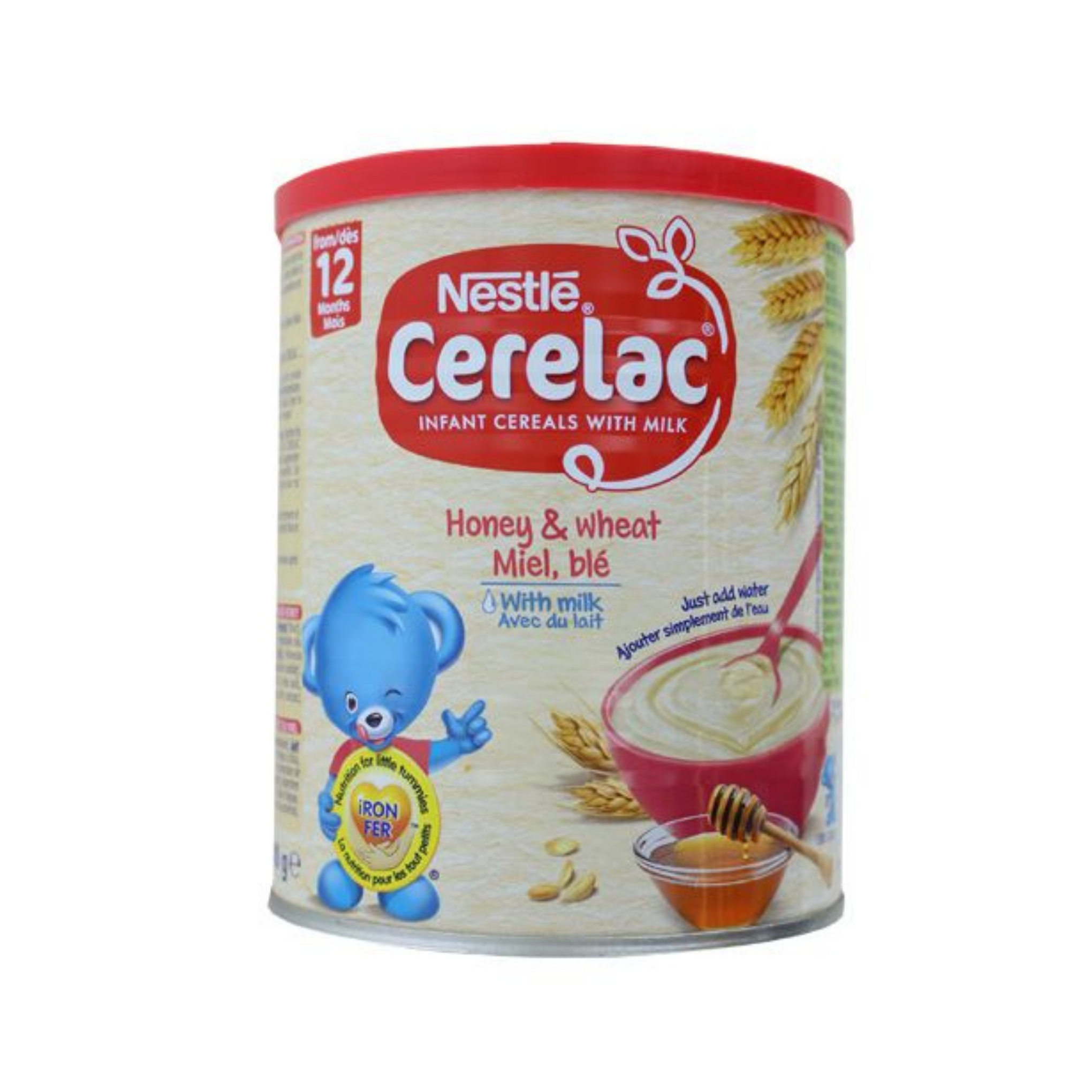 Nestle Cerelac Honey & Wheat With Milk (12m+) - 400g (Imported)
