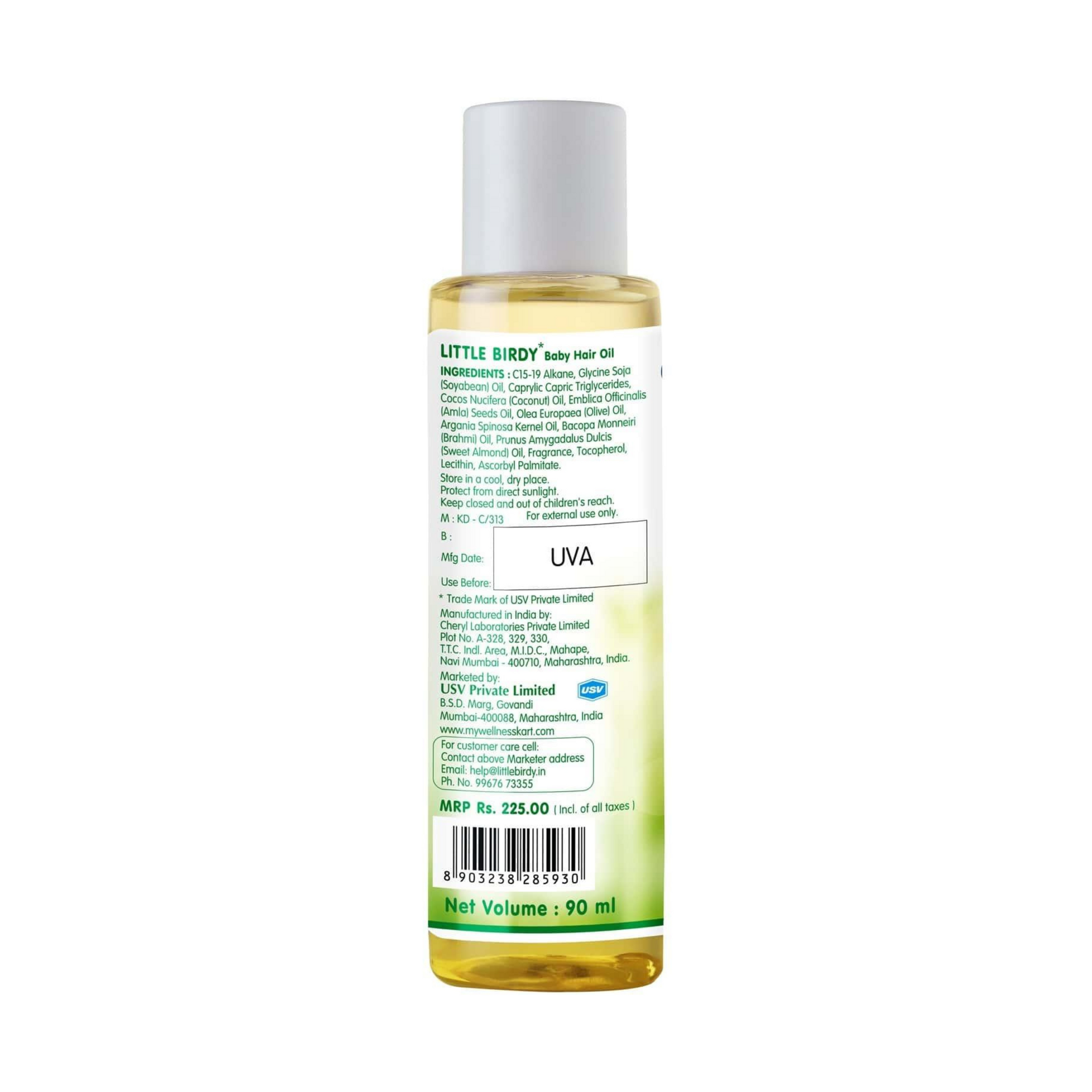 LITTLE BIRDY BABY HAIR OIL - 90 ML