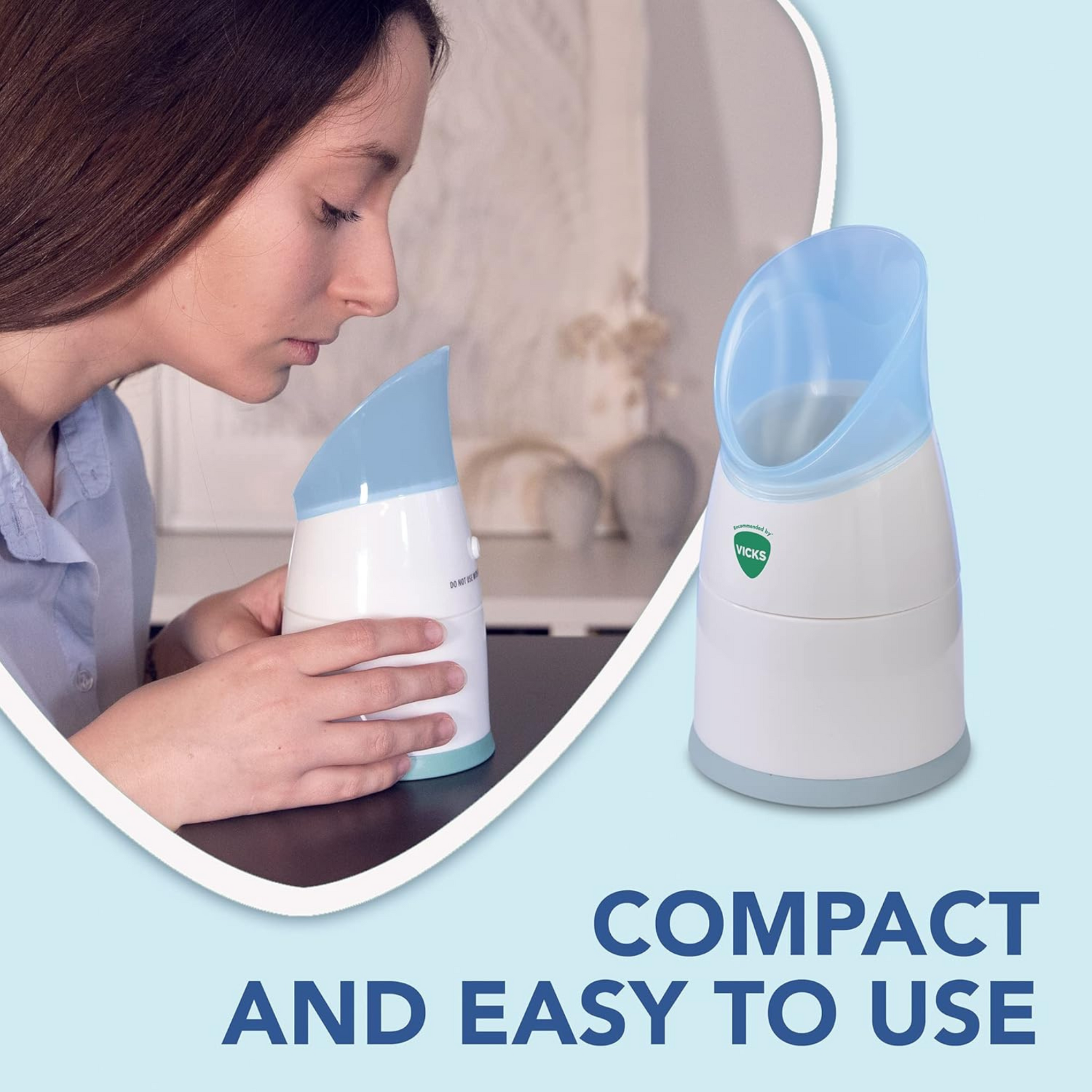 Vicks V-1300 Portable Steam Therapy | STEAM INHALER