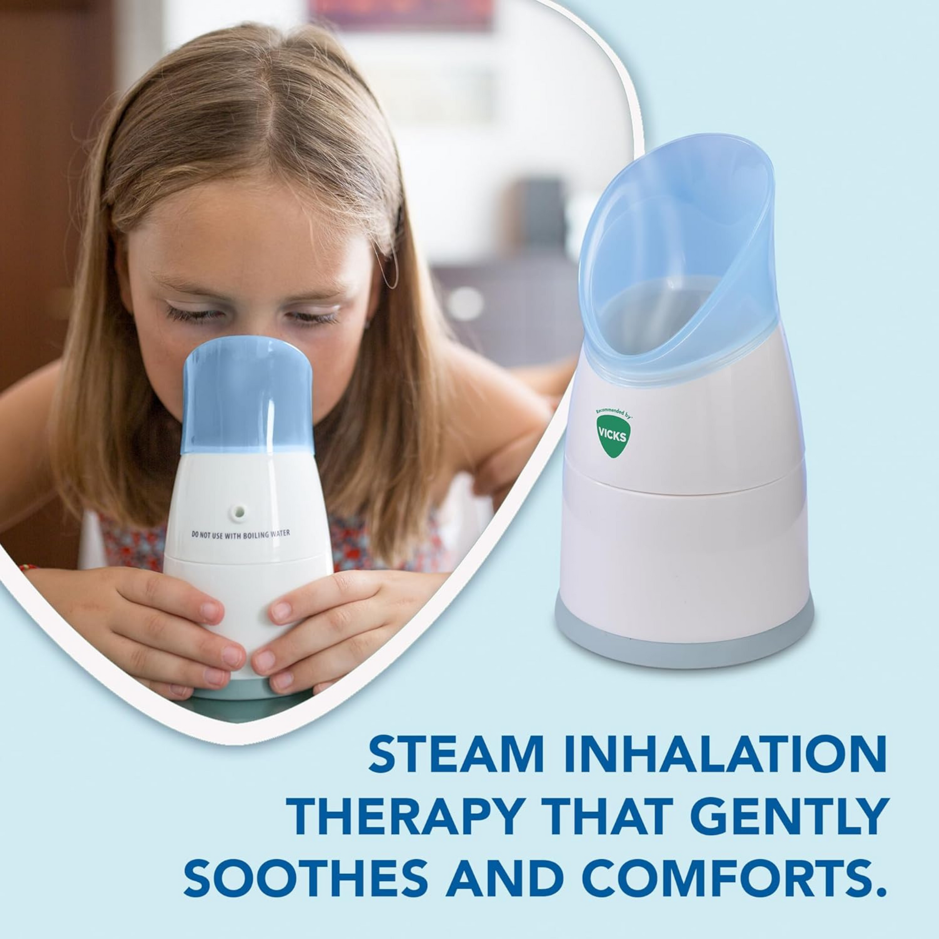 Vicks V-1300 Portable Steam Therapy | STEAM INHALER