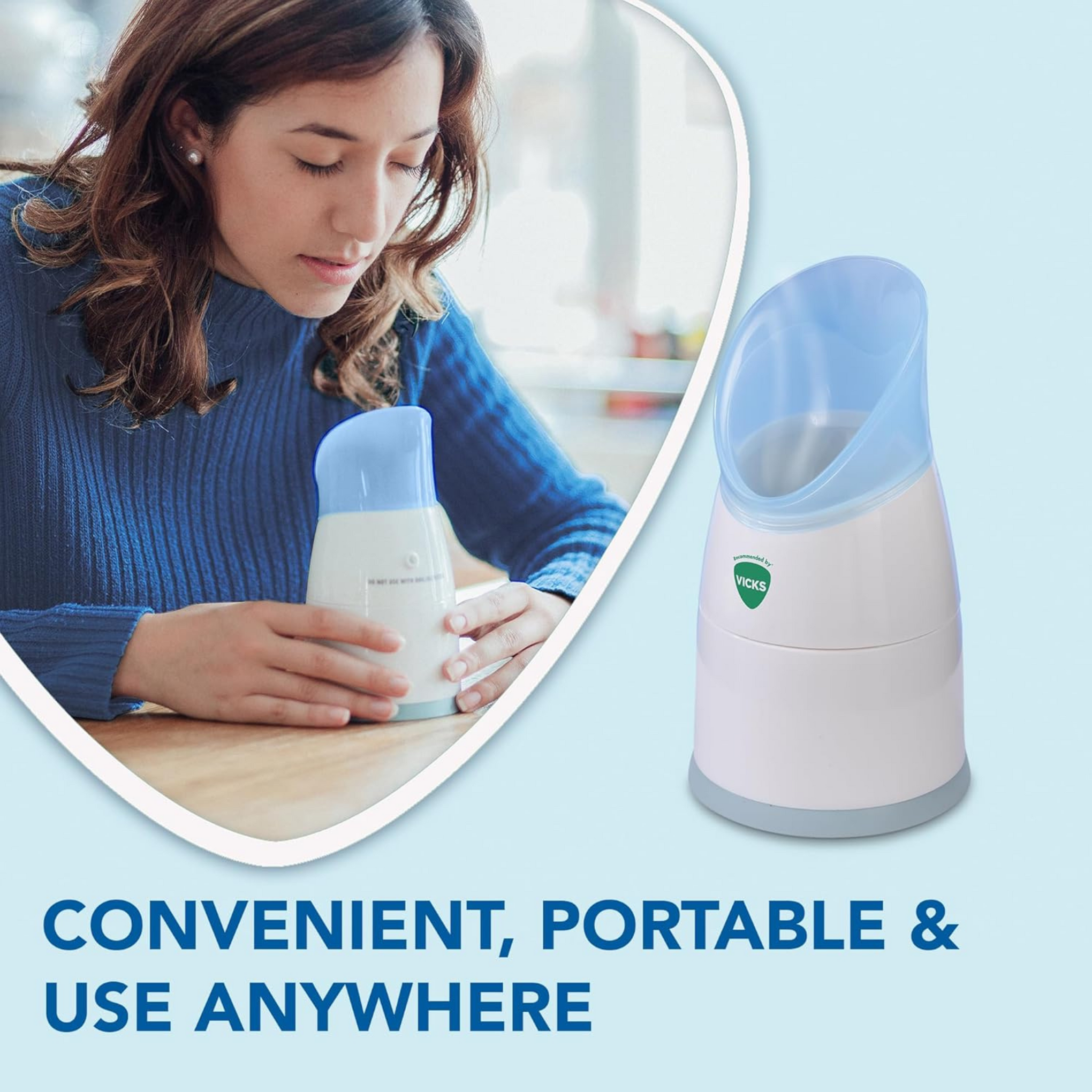 Vicks V-1300 Portable Steam Therapy | STEAM INHALER