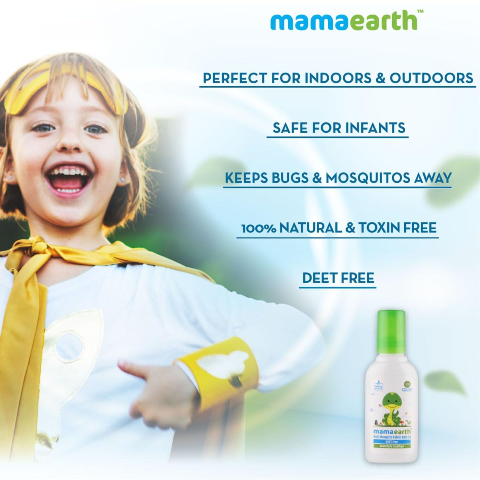 Mamaearth Anti Mosquito Fabric Roll On, 8ml