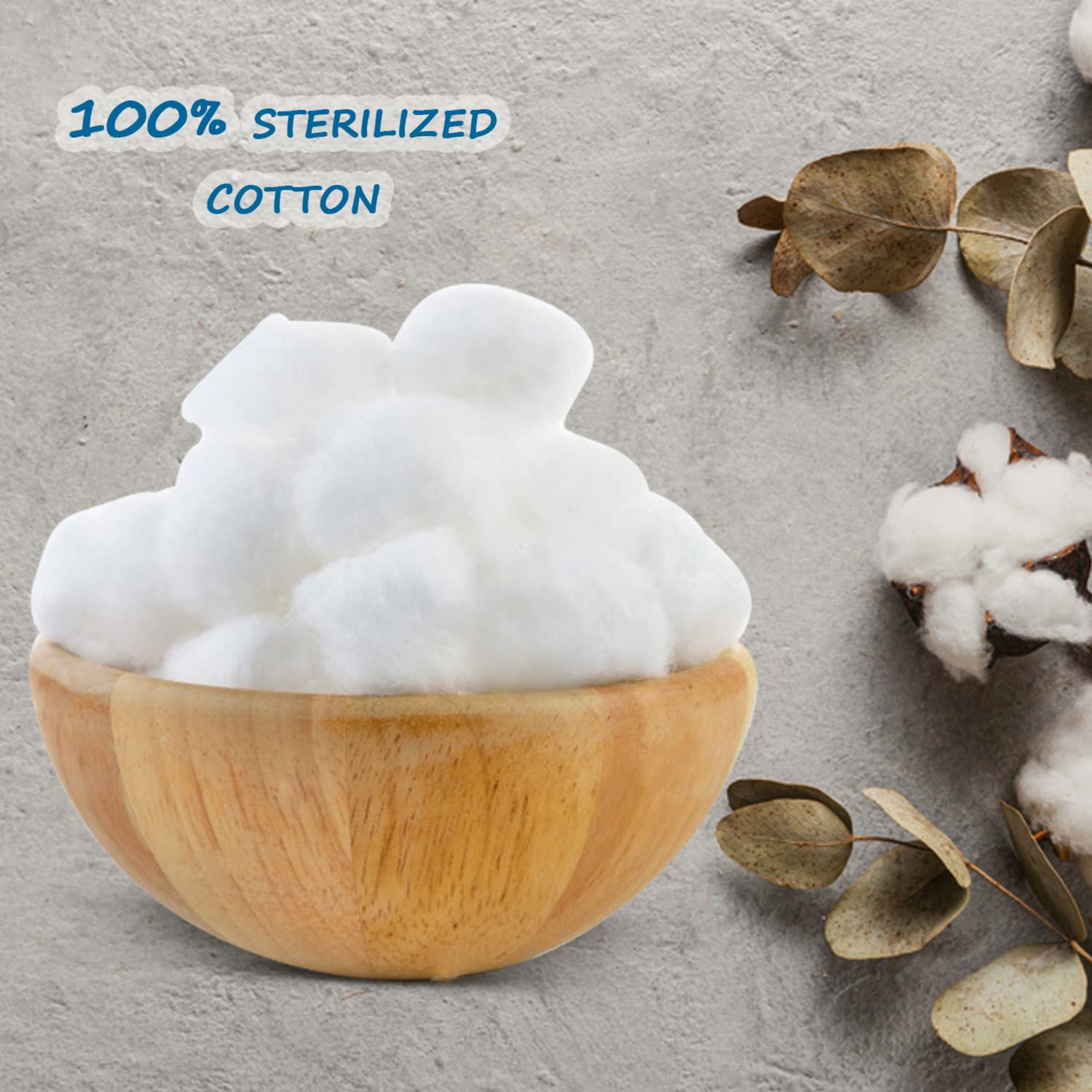 Mee Mee 100 Percent Pure Cotton Balls, 100GM