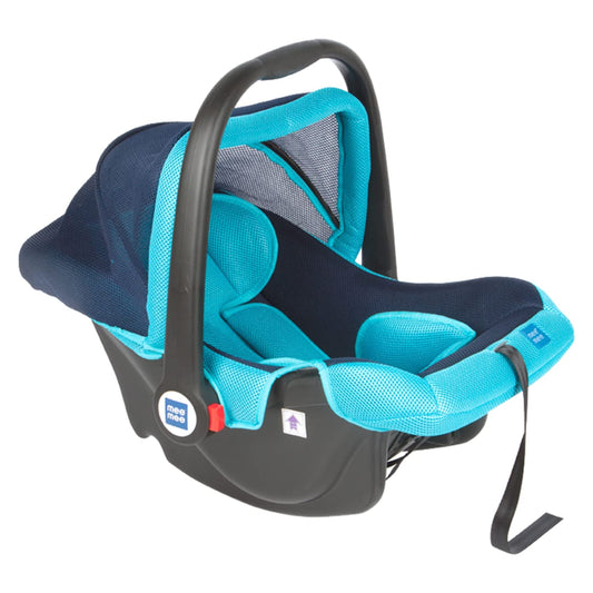 Mee Mee Baby Carry Cot Cum Car Seat &Rocking Chair with Soft Pada Cushioned,Easy to Grip,3 Reclining Position,3 Point Adjustable Safety Belt,Age 0 to 2 Years & Weight Capacity Upto 14 Kgs(Light Blue)