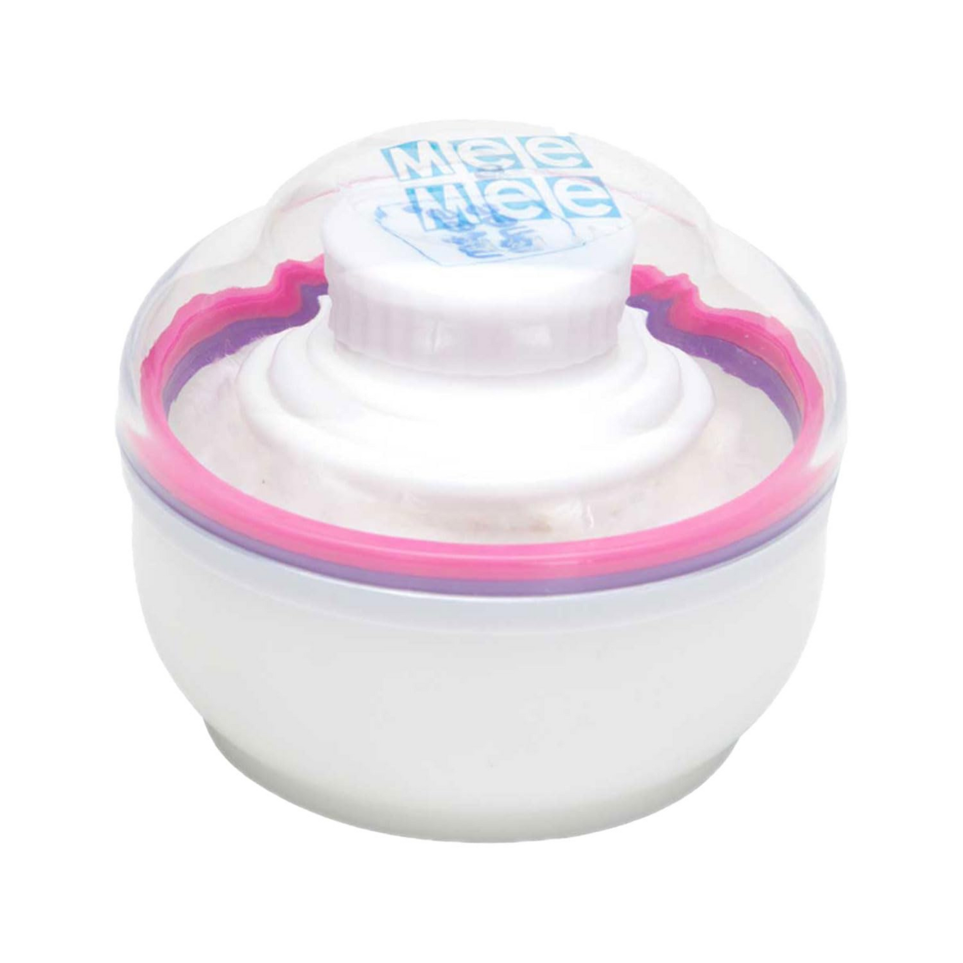 Mee Mee Soft-Feel Blue Powder Puff with with Box Holder Container for New Born and Kids | Gentle Touch for Your Little One's Skin | BPA-Free (Single Pack)