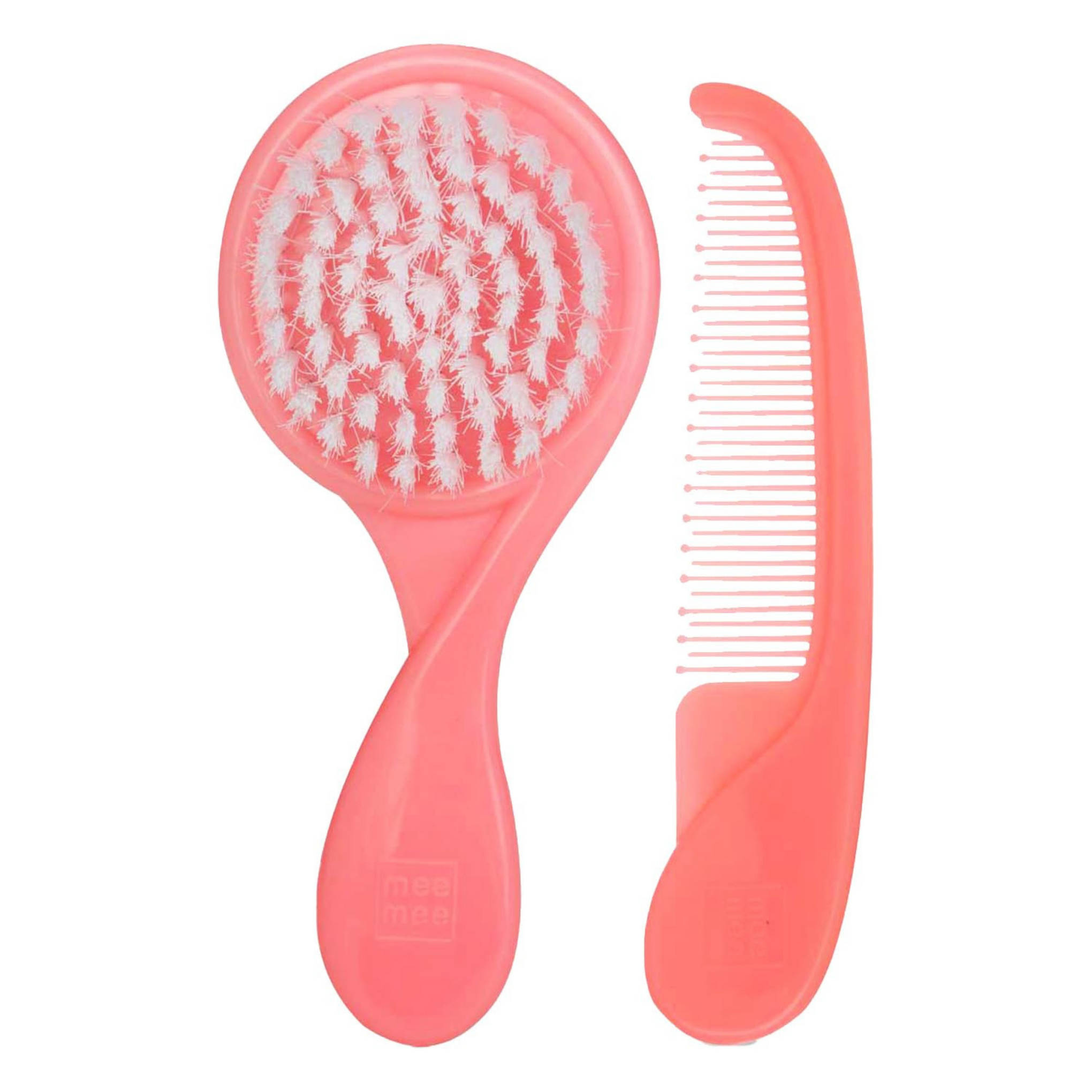 Mee Mee Easy Grip Soft Bristled Comb & Brush Set MM-3890D