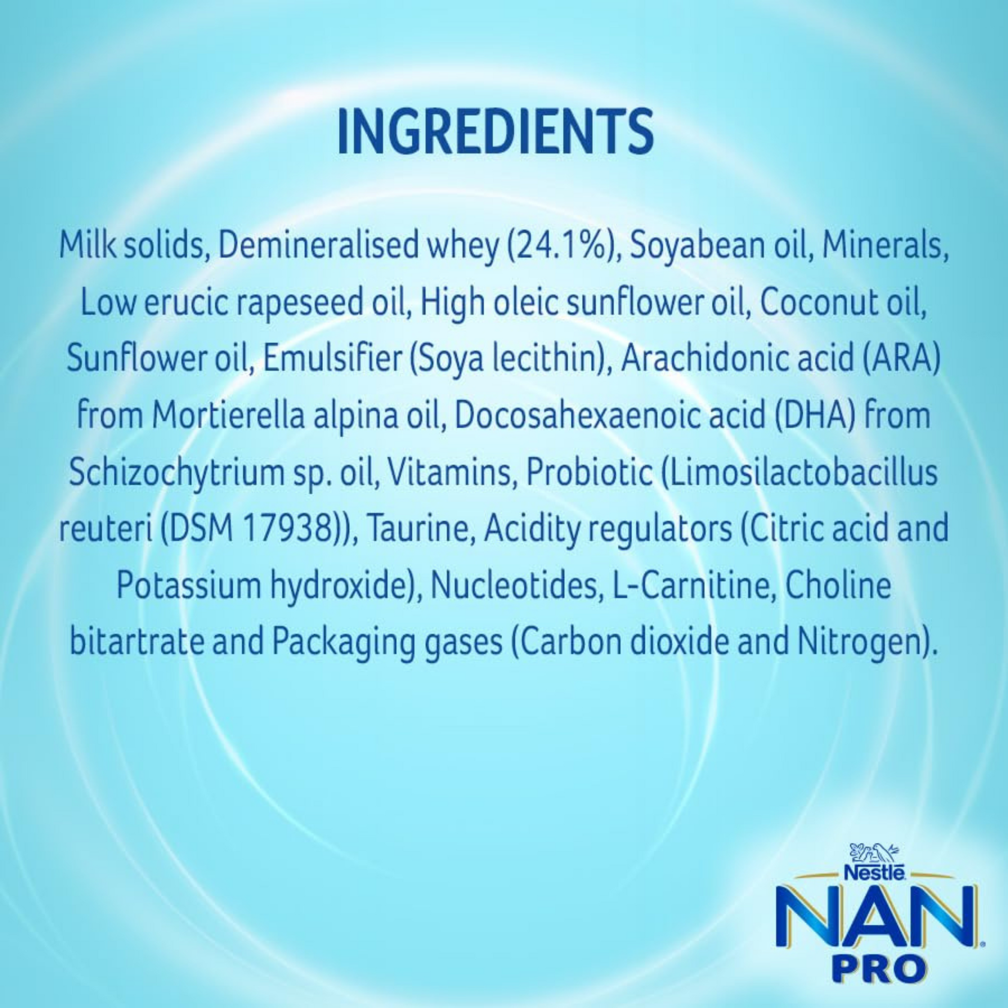 NAN PRO Stage 1 Infant Formula Milk Powder for babies (Up to 6 months) - with Probiotic, 400g Bag-In-Box Pack