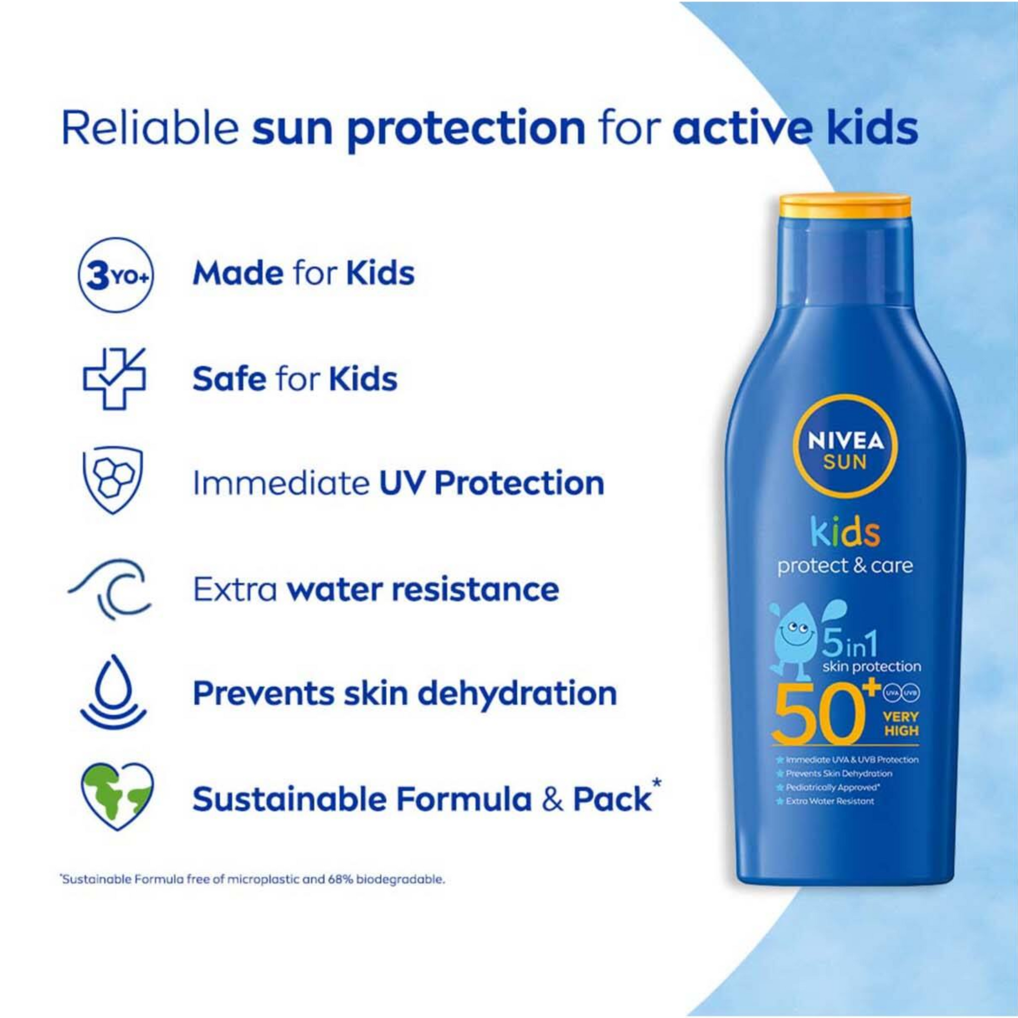 Nivea Sun Kids moisturizing lotion SPF50 125ml